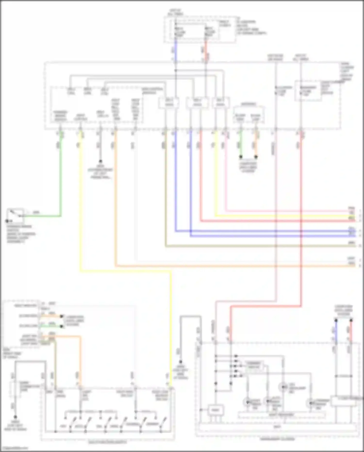 Wiring diagram joint connector umb for Hyundai Veloster II (2018-2024) (1 of 18)