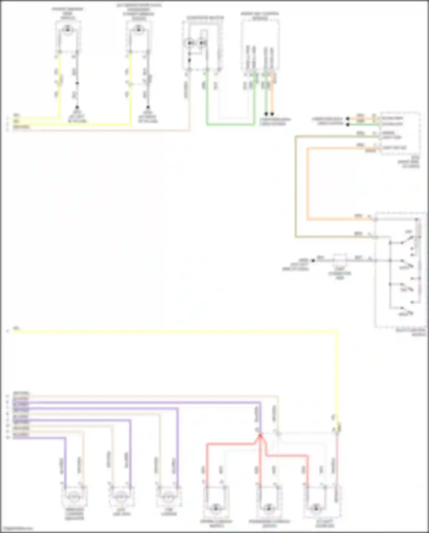 Wiring diagram joint connector umb for Hyundai Veloster II (2018-2024) (15 of 18)