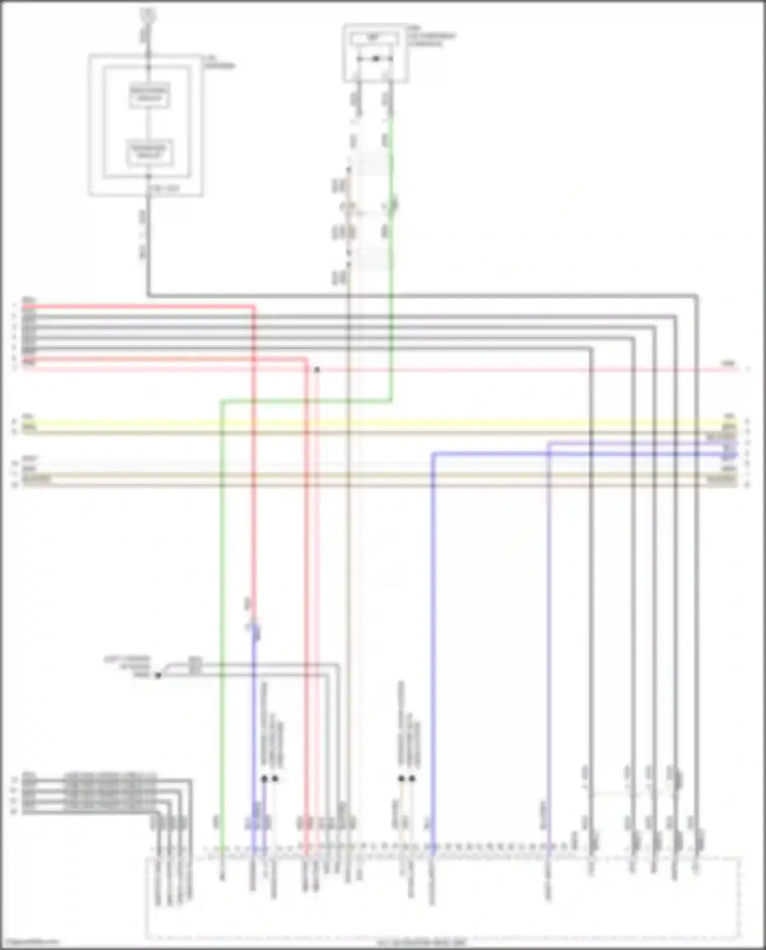 Wiring diagram lines system for Hyundai Veloster II (2018-2024) (1 of 7)
