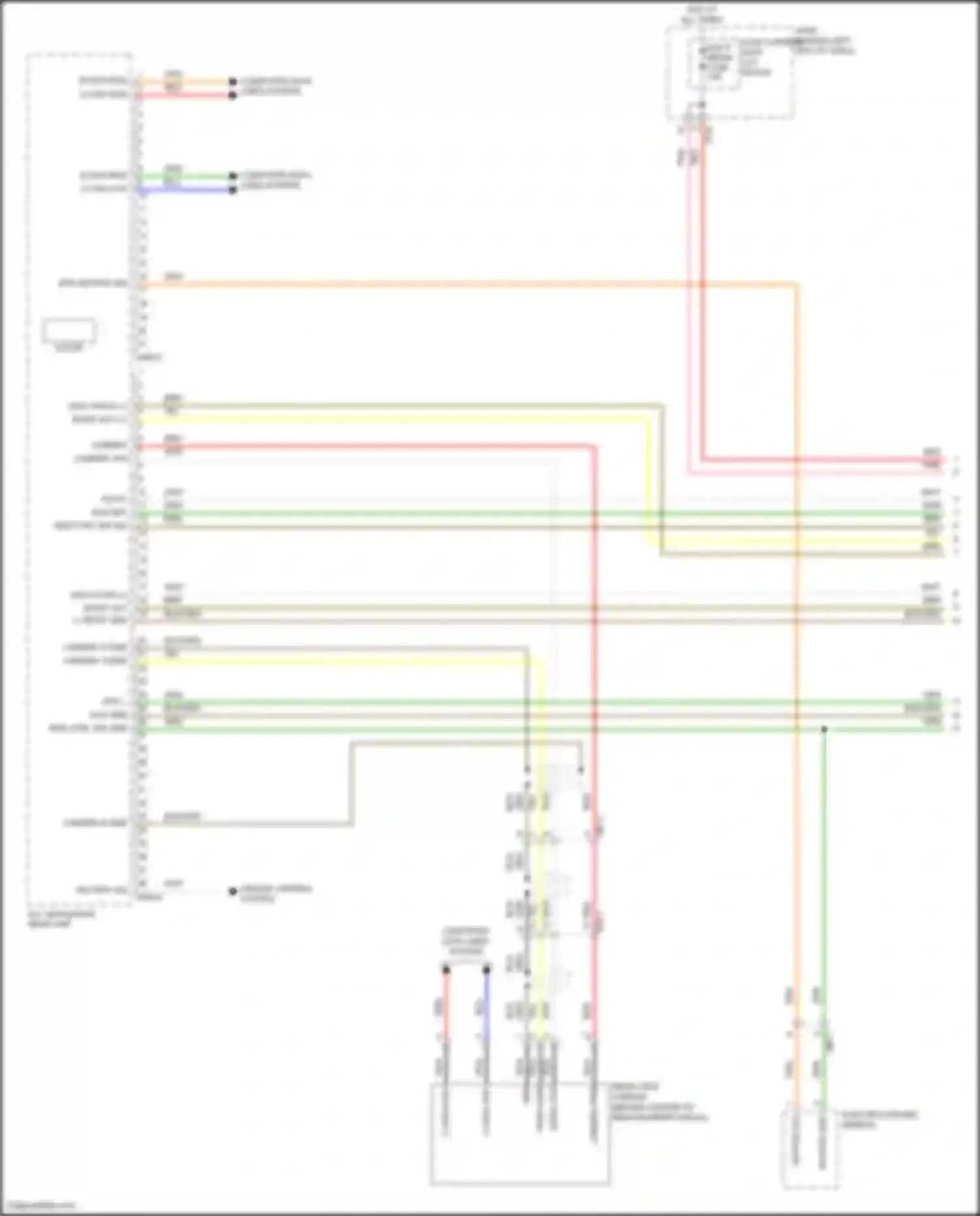 Wiring diagram mts keypad sig for Hyundai Veloster II (2018-2024) (2 of 4)
