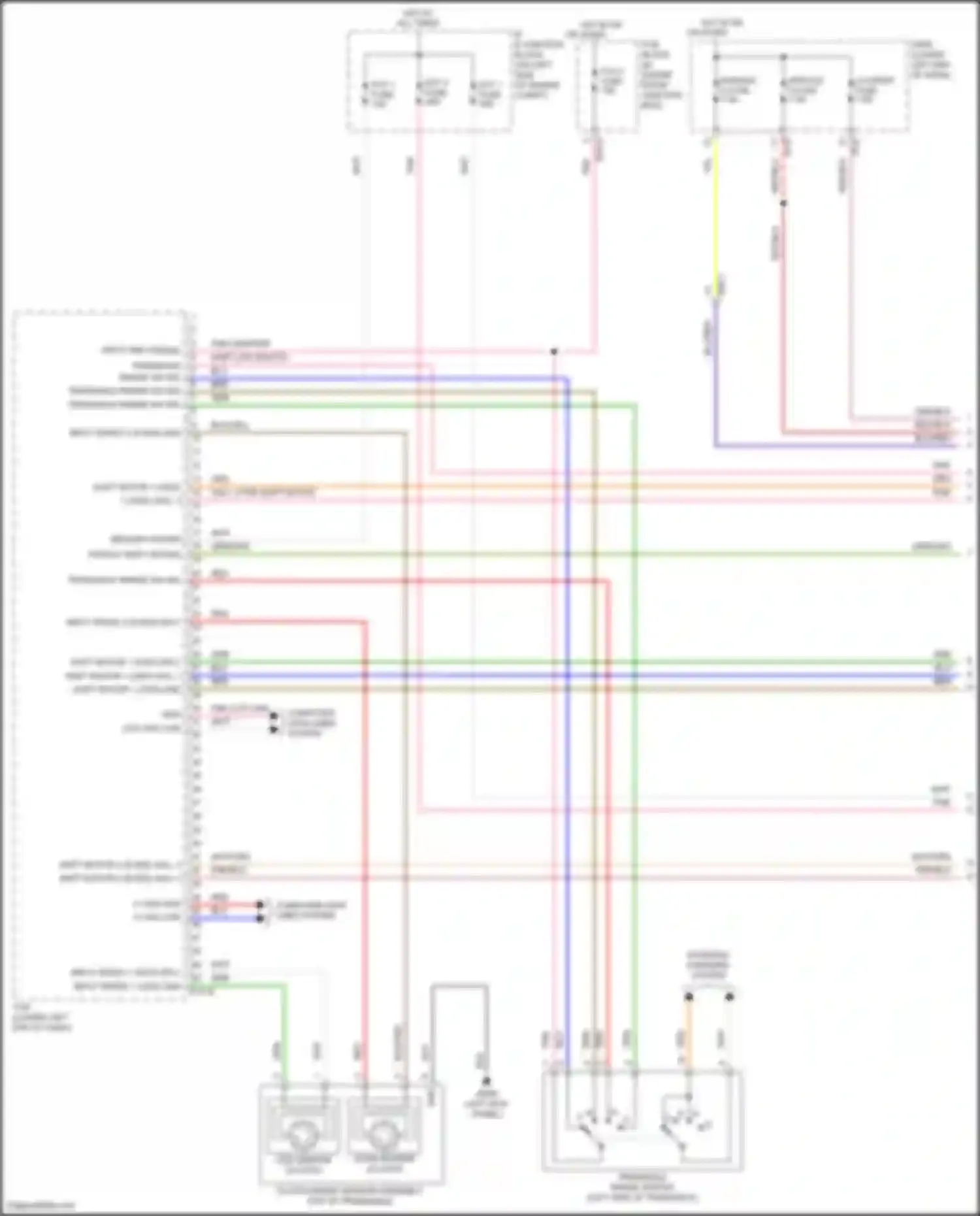 Wiring diagram paddle shift down sw for Hyundai Veloster II (2018-2024) (1 of 1)