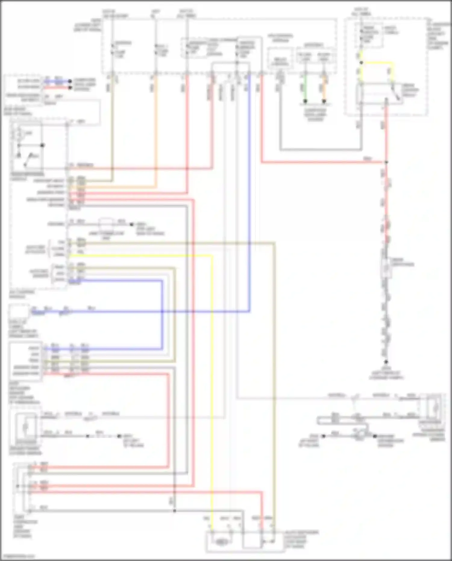 Wiring diagram rear defogger sw input for Hyundai Veloster II (2018-2024) (2 of 2)