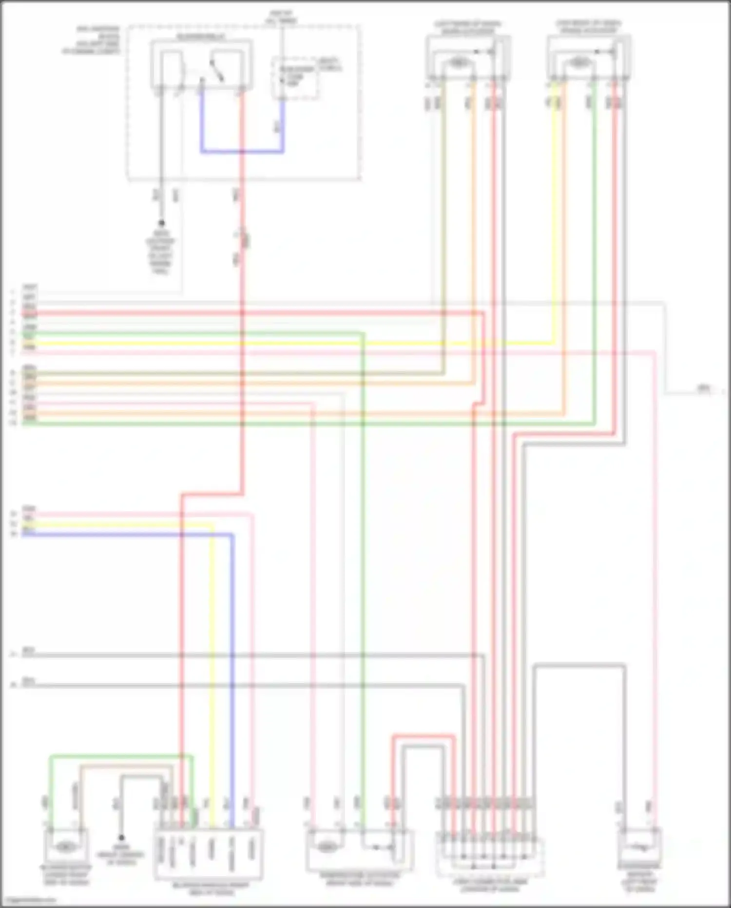 Wiring diagram signal inh for Hyundai Veloster II (2018-2024) (2 of 2)