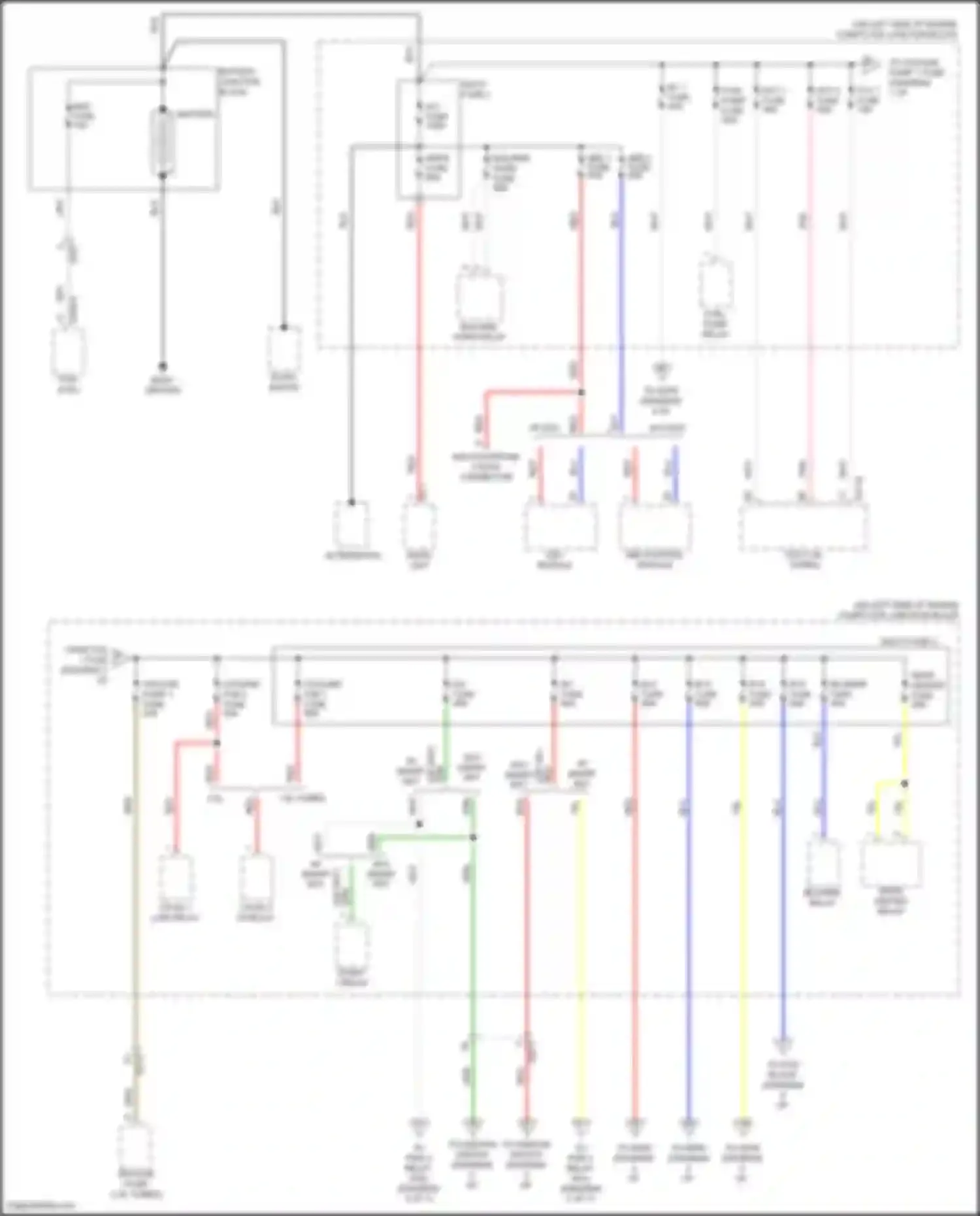 Wiring diagram start 1 relay for Hyundai Veloster II (2018-2024) (5 of 5)