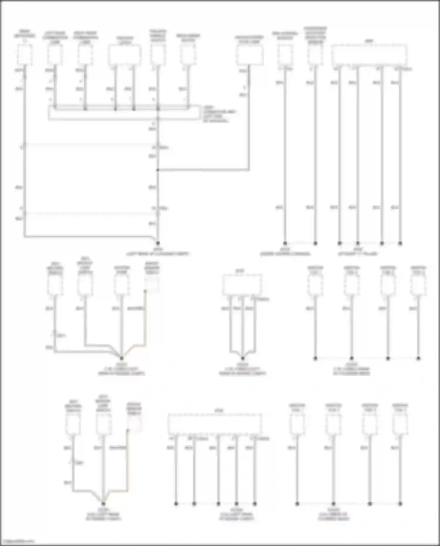 Wiring diagram tailgate handle switch for Hyundai Veloster II (2018-2024) (1 of 2)