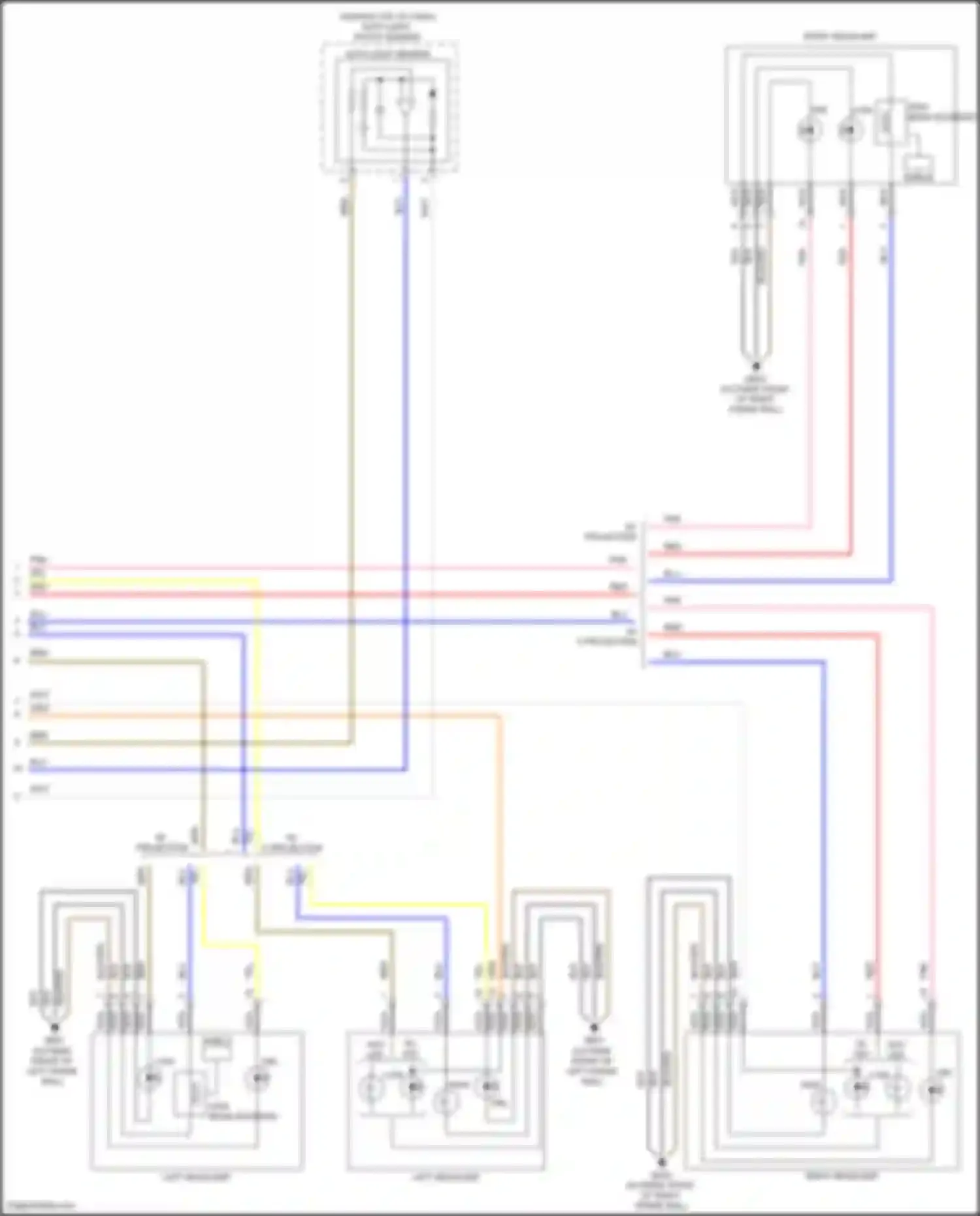 Wiring diagram w/ projection for Hyundai Veloster II (2018-2024) (1 of 2)