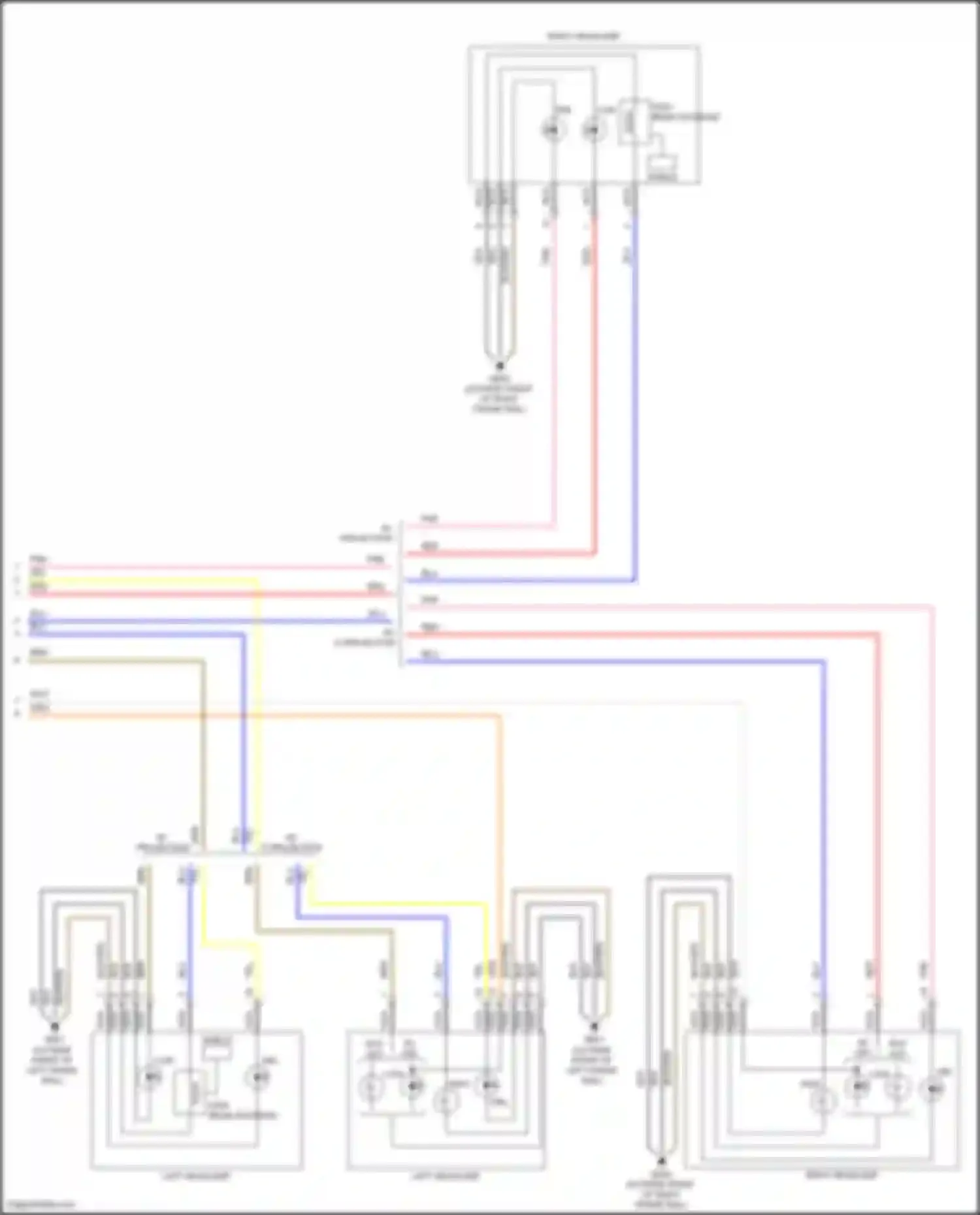Wiring diagram w/o led for Hyundai Veloster II (2018-2024) (5 of 5)