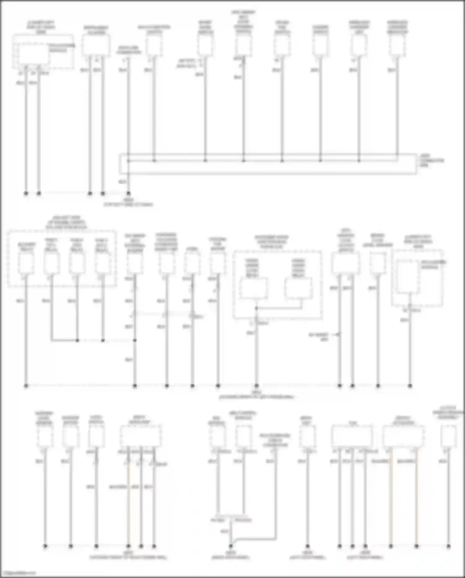 Wiring diagram w/o smart key for Hyundai Veloster II (2018-2024) (2 of 7)