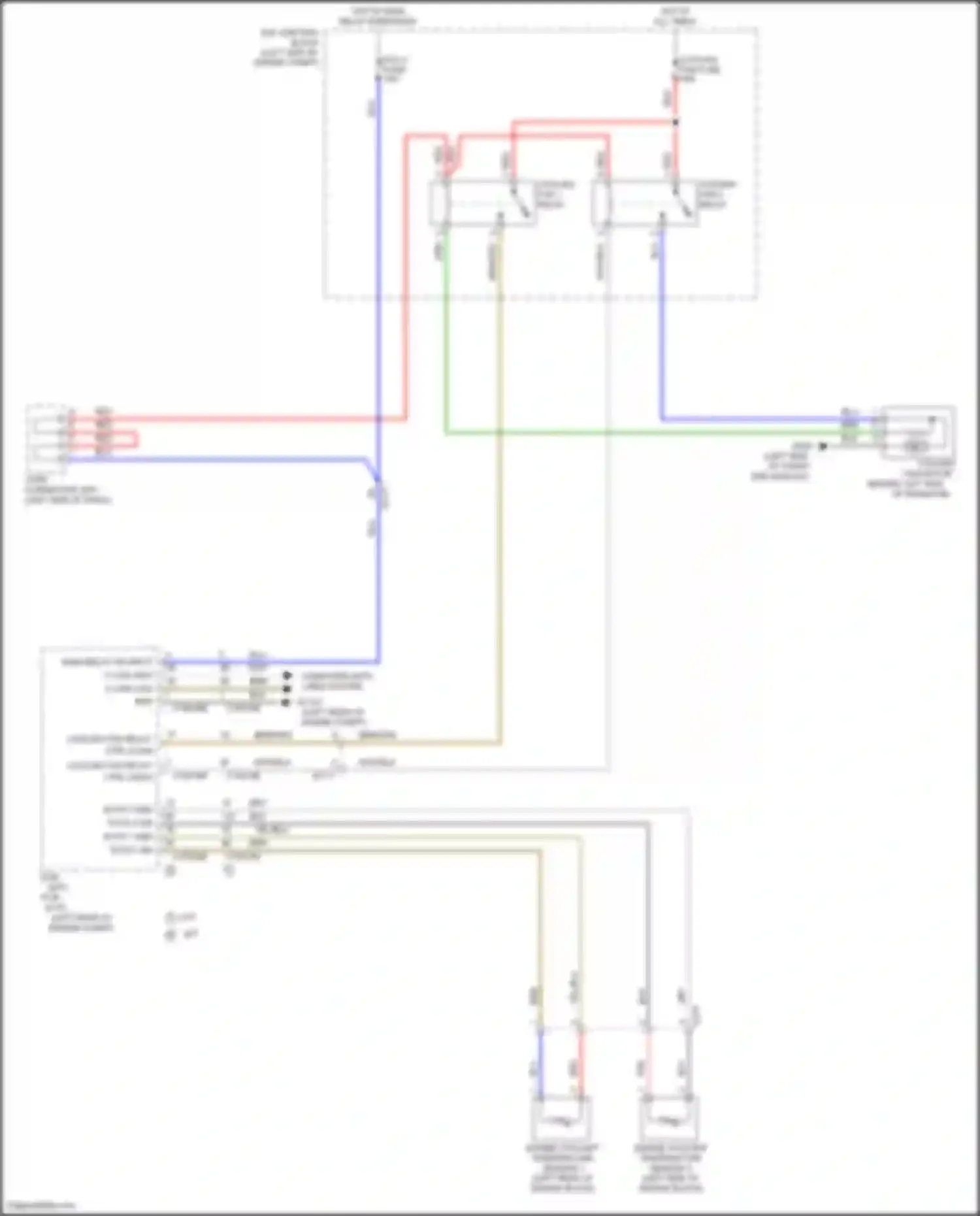 Venue Hyundai I (2019-2024): Cooling fan circuit