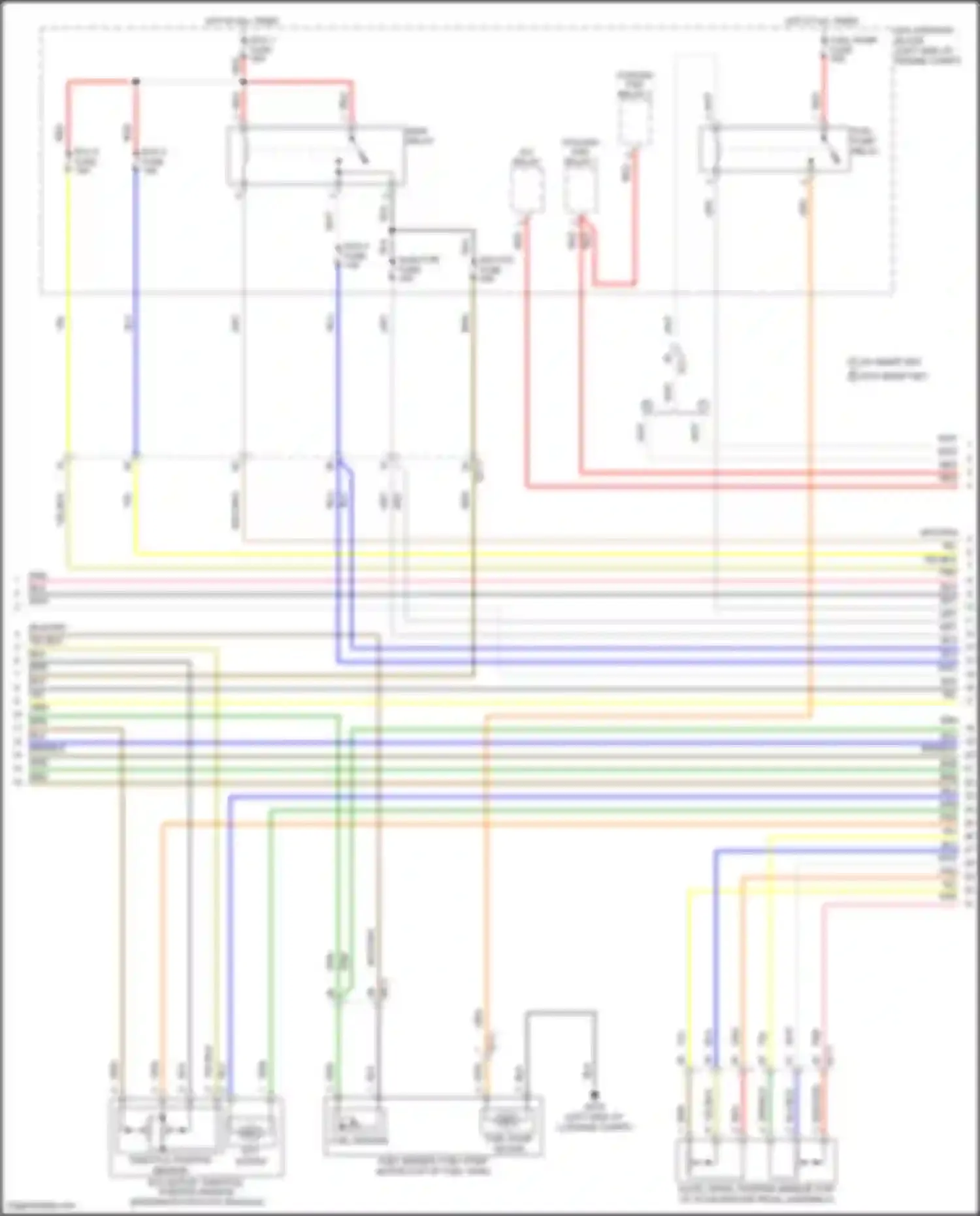 Venue Hyundai I (2019-2024): Wiring diagram engine performance 1.6l, cvt (5 of 7)