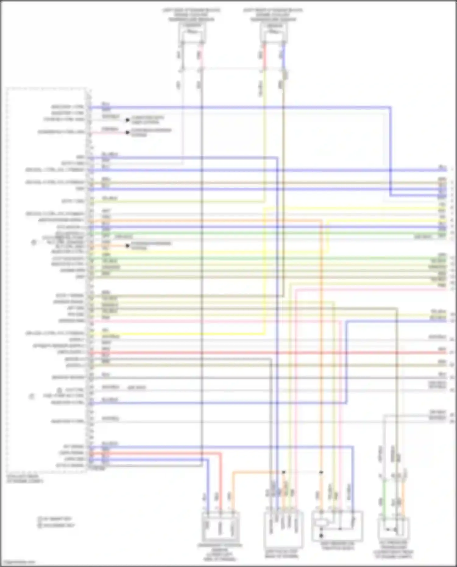 Venue Hyundai I (2019-2024): Wiring diagram engine performance 1.6l, m/t (1 of 7)