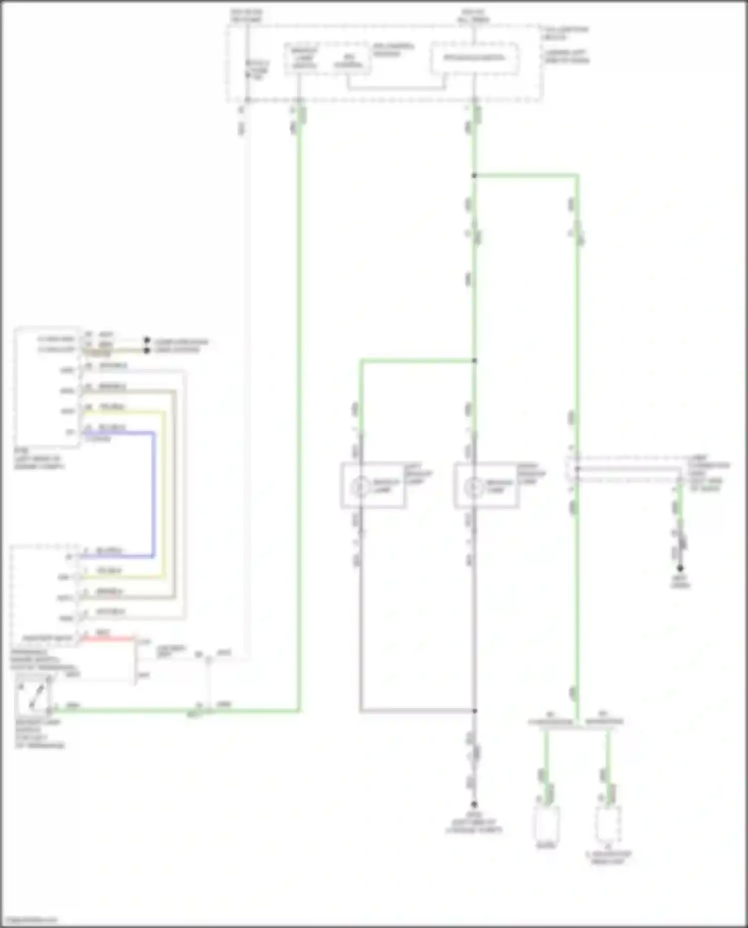 Venue Hyundai I (2019-2024): Backup lamps circuit