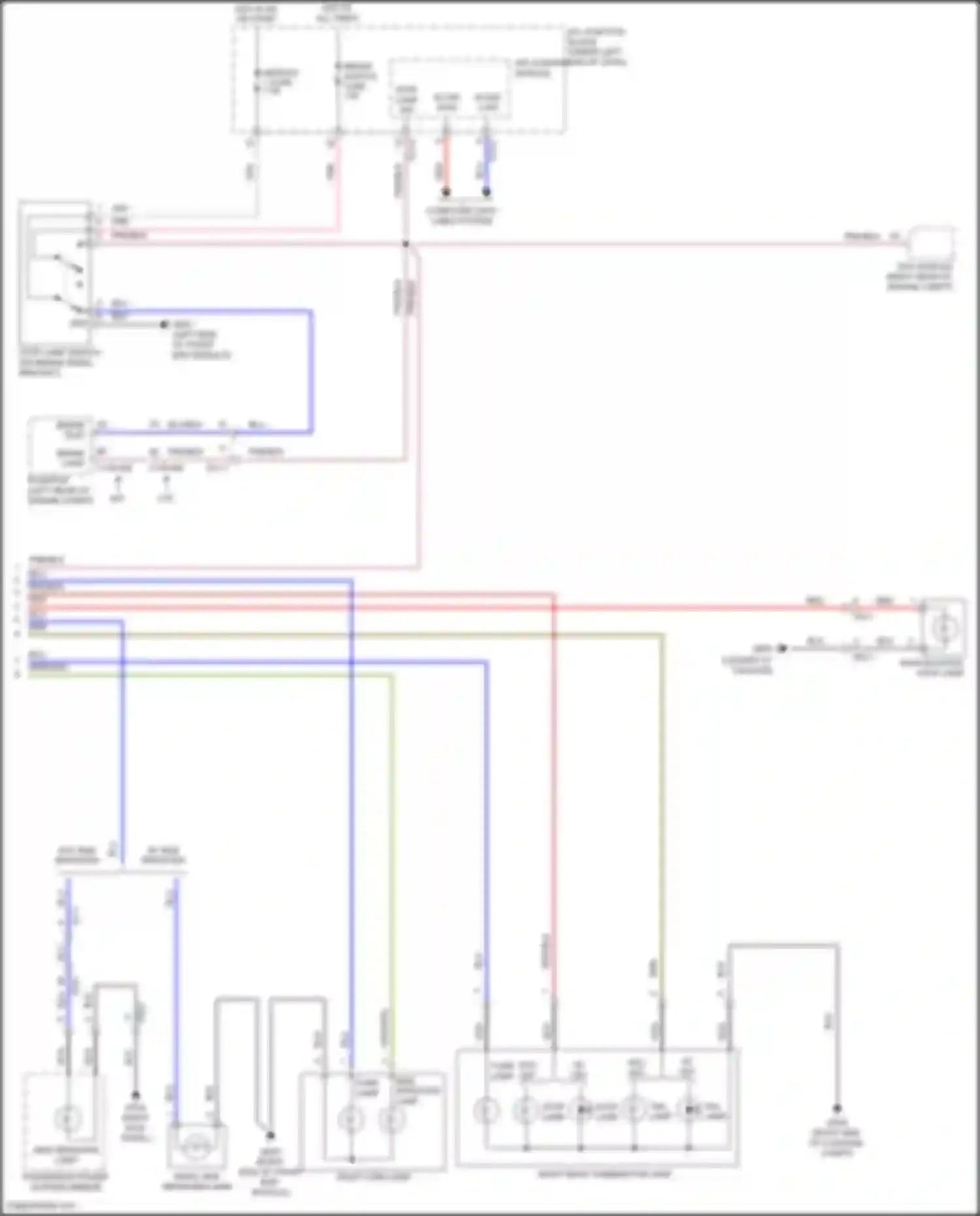 Venue Hyundai I (2019-2024): Exterior lamps circuit (3 of 3)
