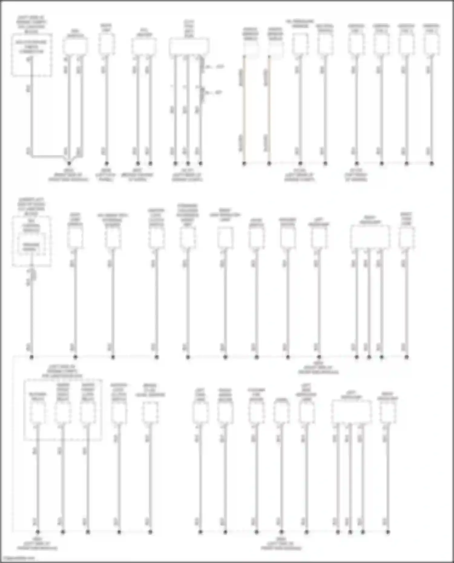 Venue Hyundai I (2019-2024): Ground distribution circuit (3 of 4)