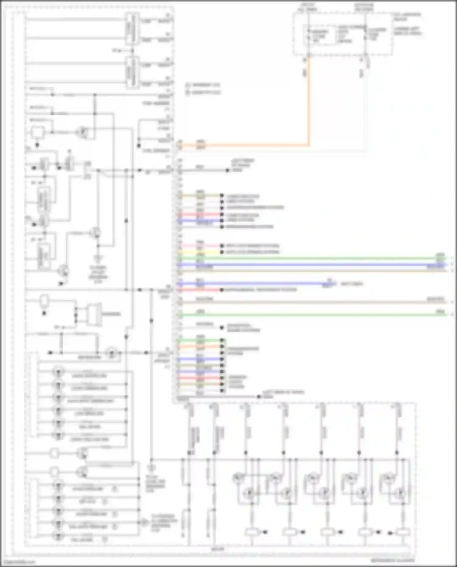 Venue Hyundai I (2019-2024): Instrument cluster circuit (1 of 3)