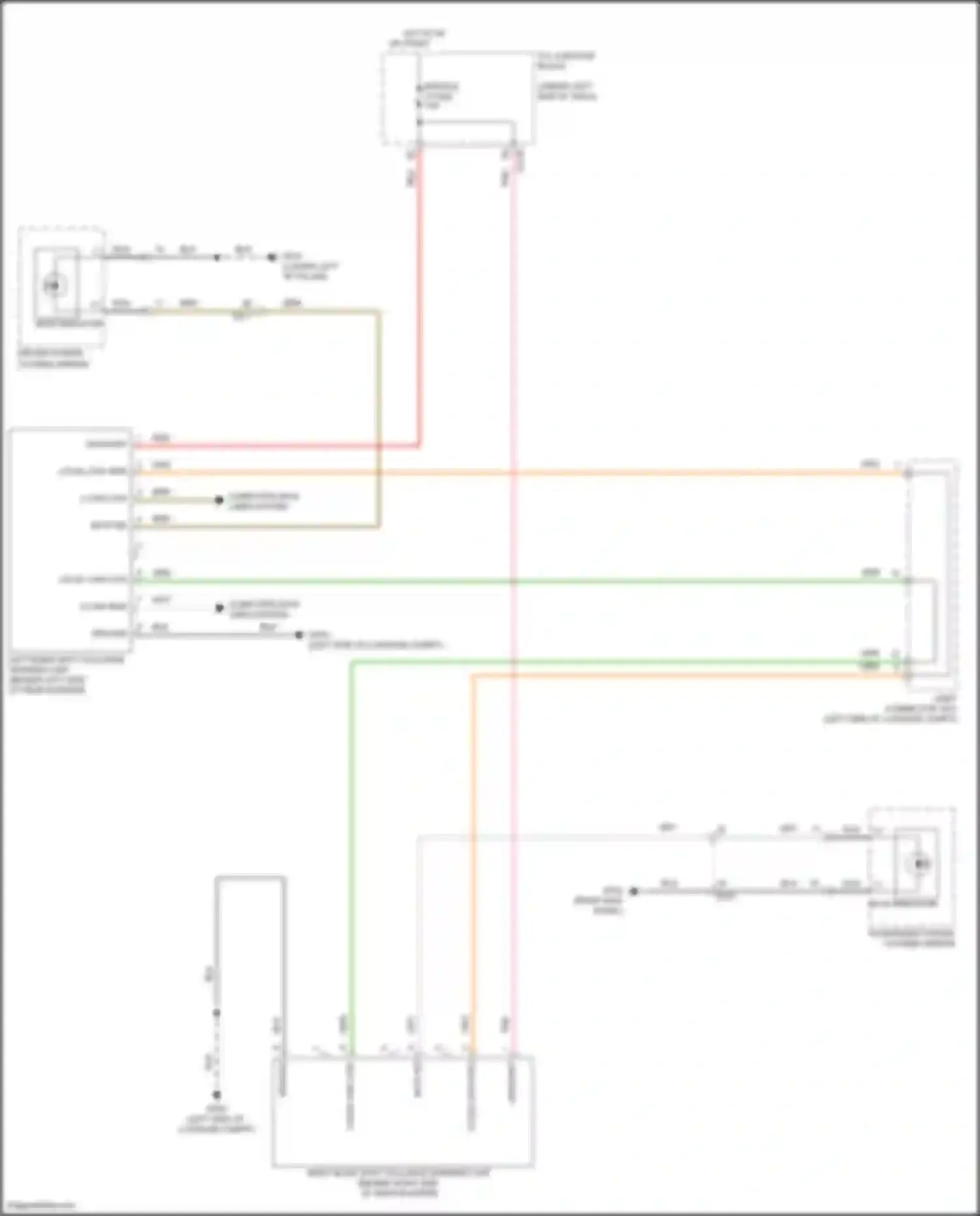 Venue Hyundai I (2019-2024): Blind spot information system circuit
