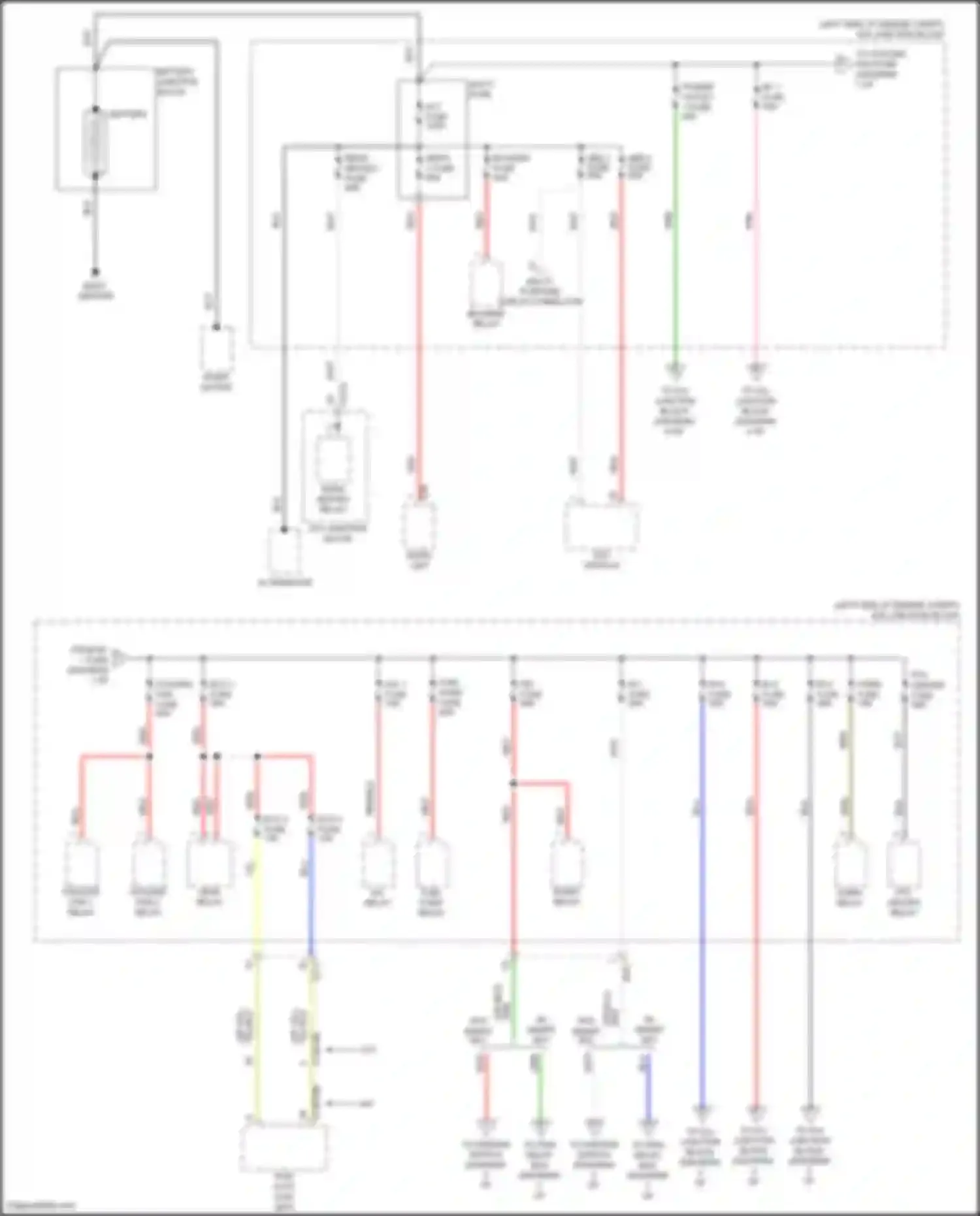 Venue Hyundai I (2019-2024): Power distribution circuit (1 of 7)