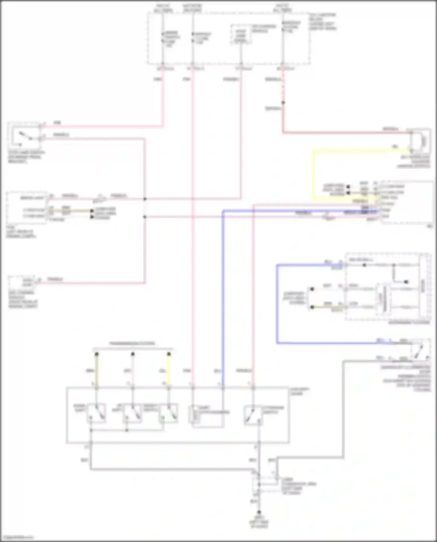 Venue Hyundai I (2019-2024): Shift interlock circuit