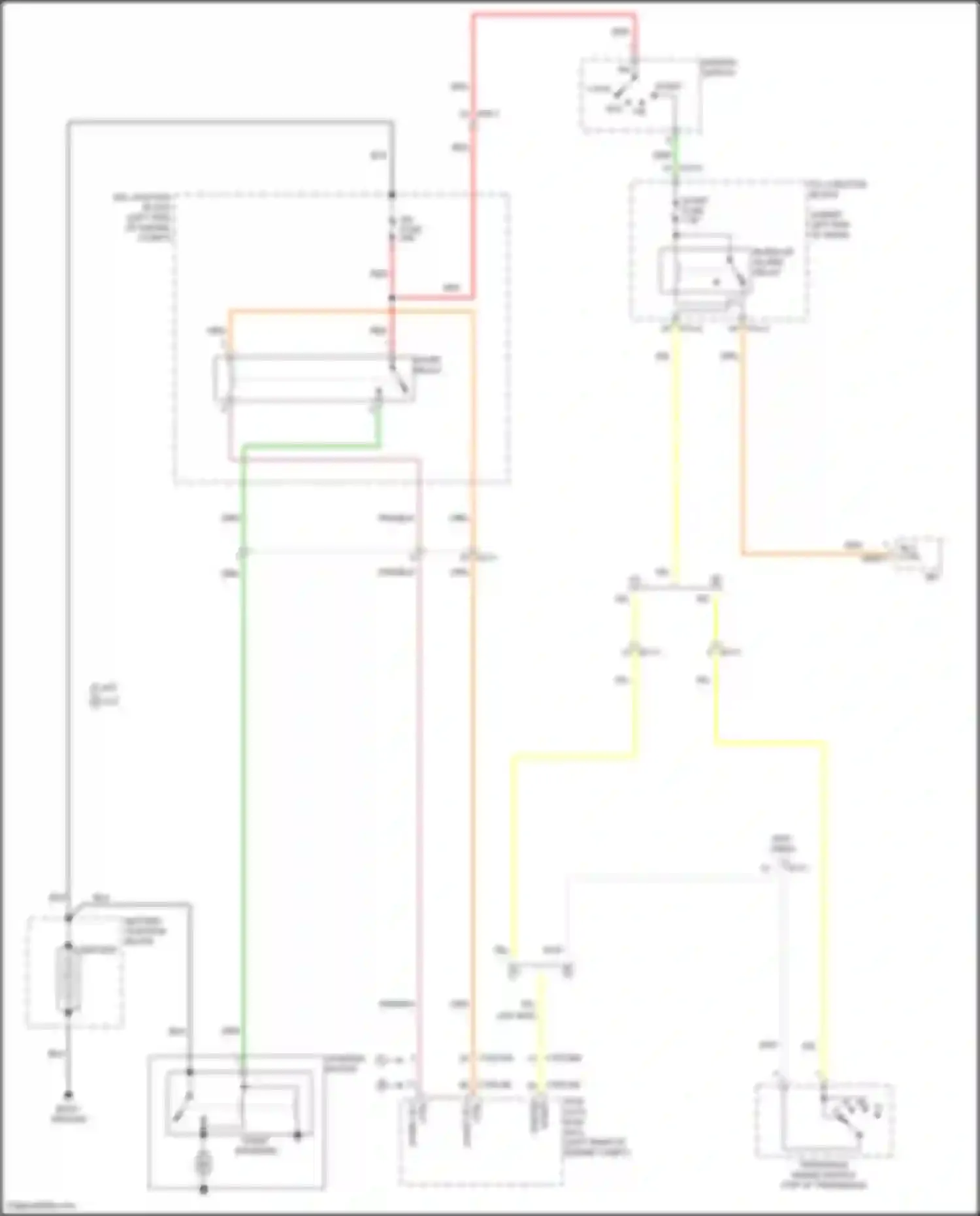 Venue Hyundai I (2019-2024): Starting circuit, w/o smart key