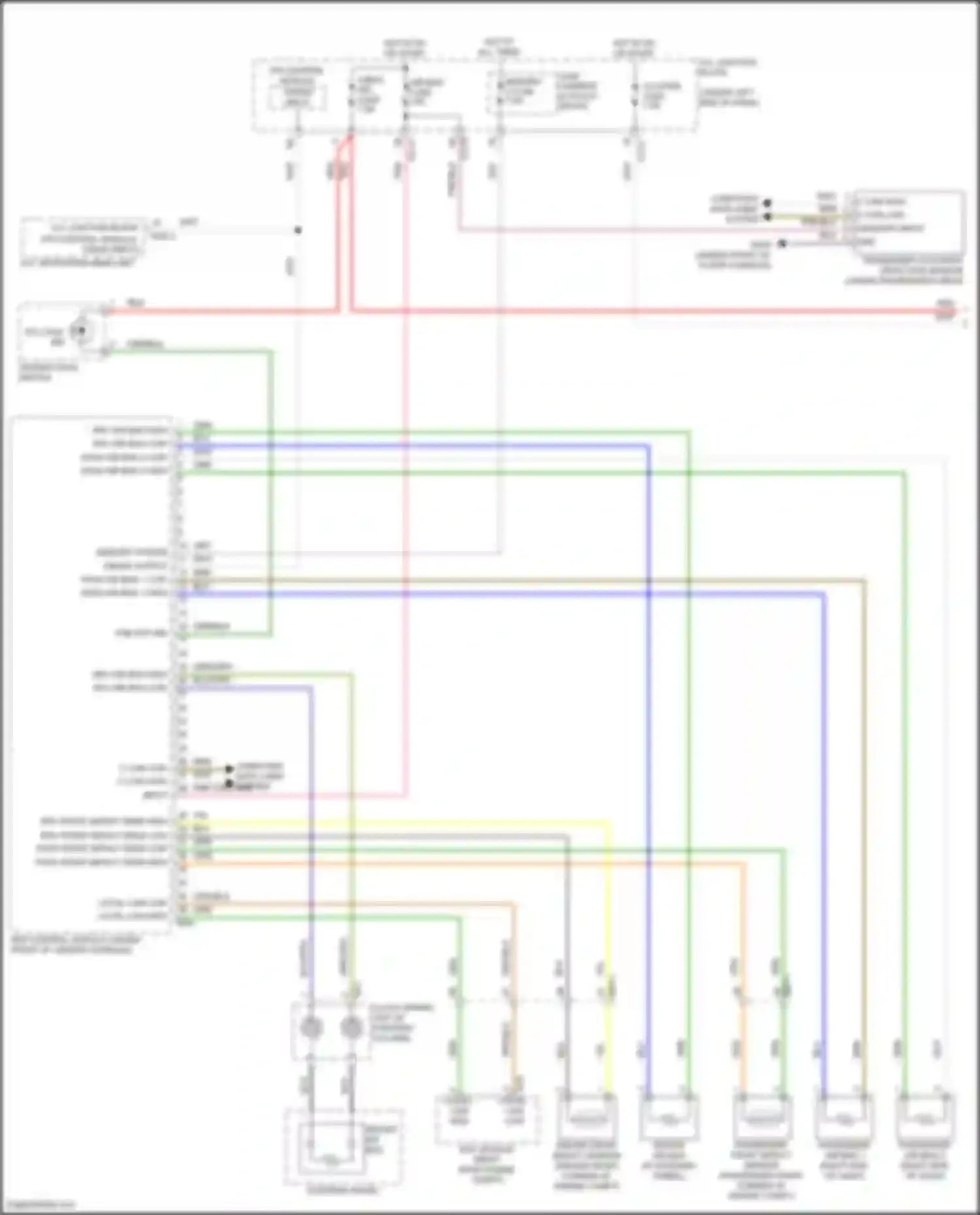Venue Hyundai I (2019-2024): Supplemental restraints circuit (1 of 2)