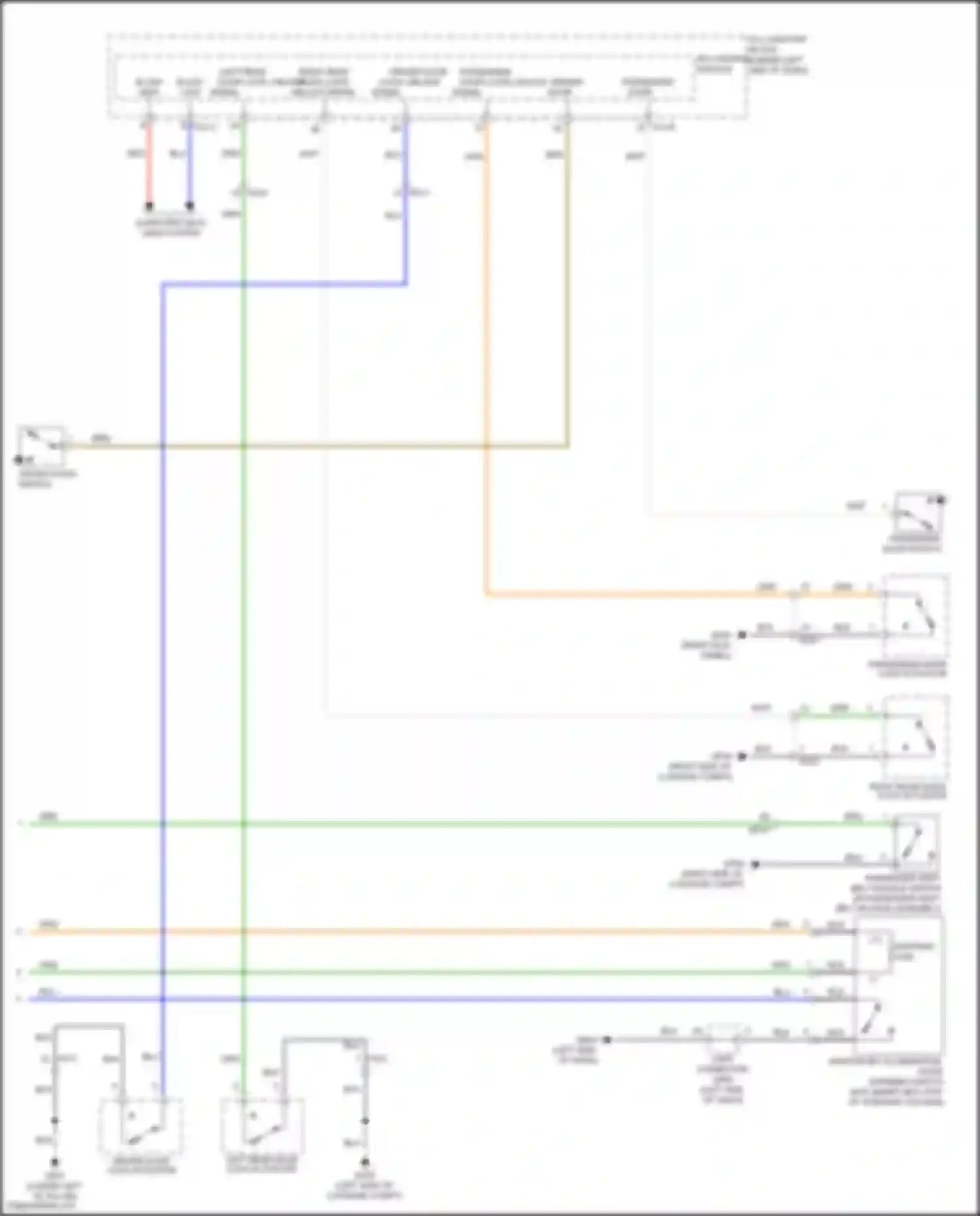 Venue Hyundai I (2019-2024): Chime circuit (2 of 2)