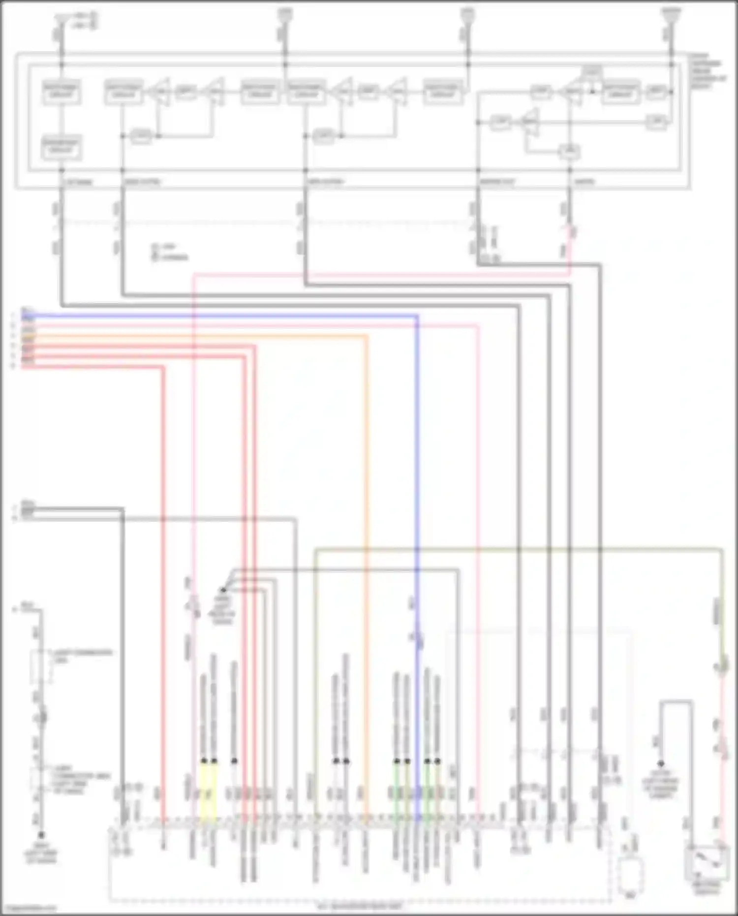 Wiring diagram acc/on input for Hyundai Venue I (2019-2024) (2 of 4)