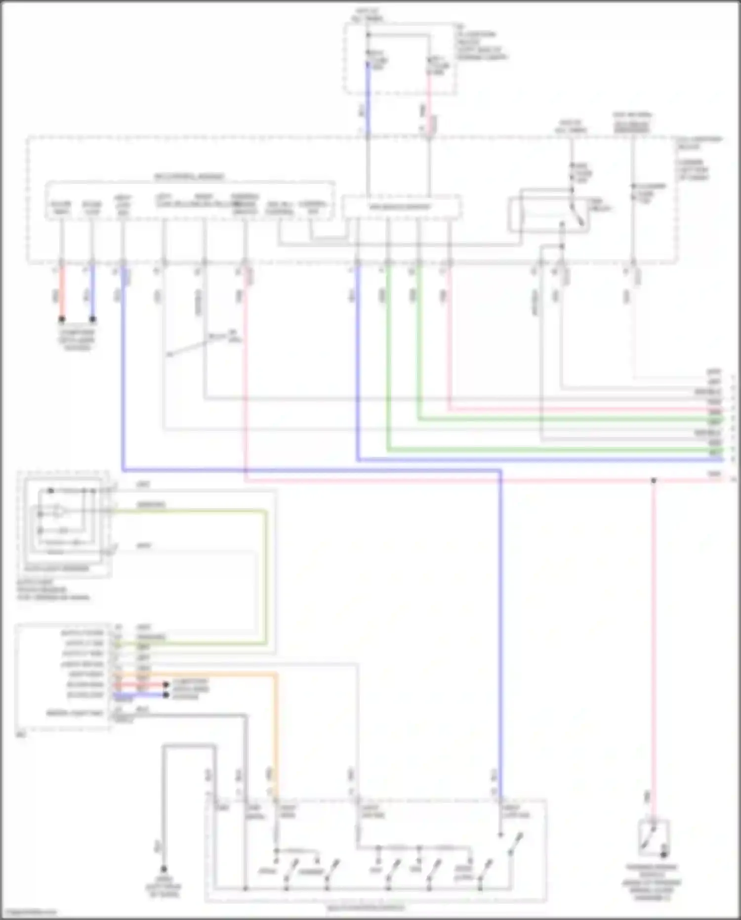 Wiring diagram auto light sensor for Hyundai Venue I (2019-2024) (1 of 1)