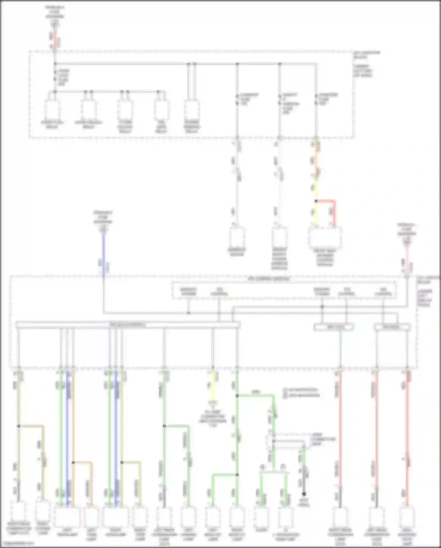 Wiring diagram a/v, navigation head unit for Hyundai Venue I (2019-2024) (17 of 23)