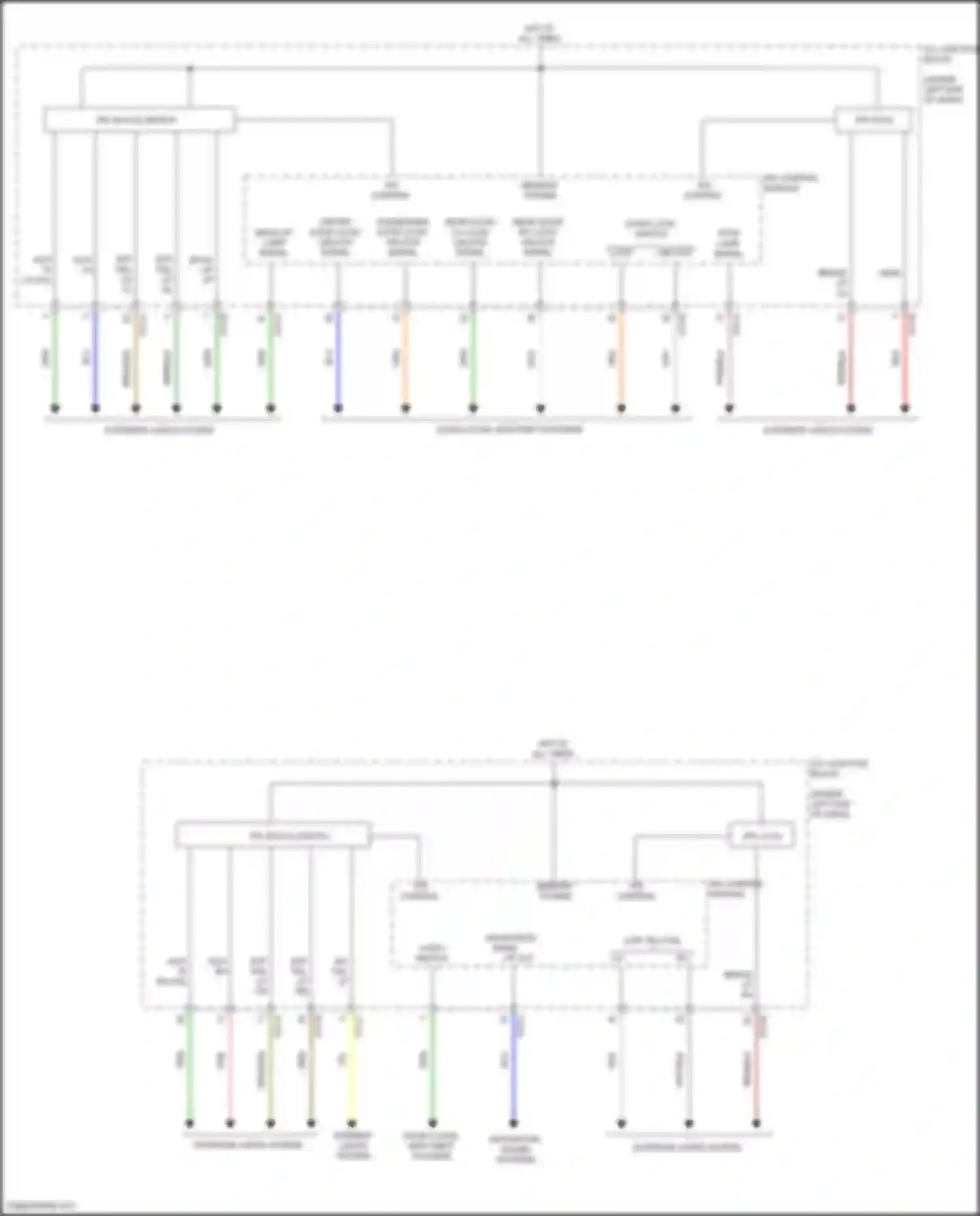 Wiring diagram back-up lamp signal for Hyundai Venue I (2019-2024) (1 of 1)