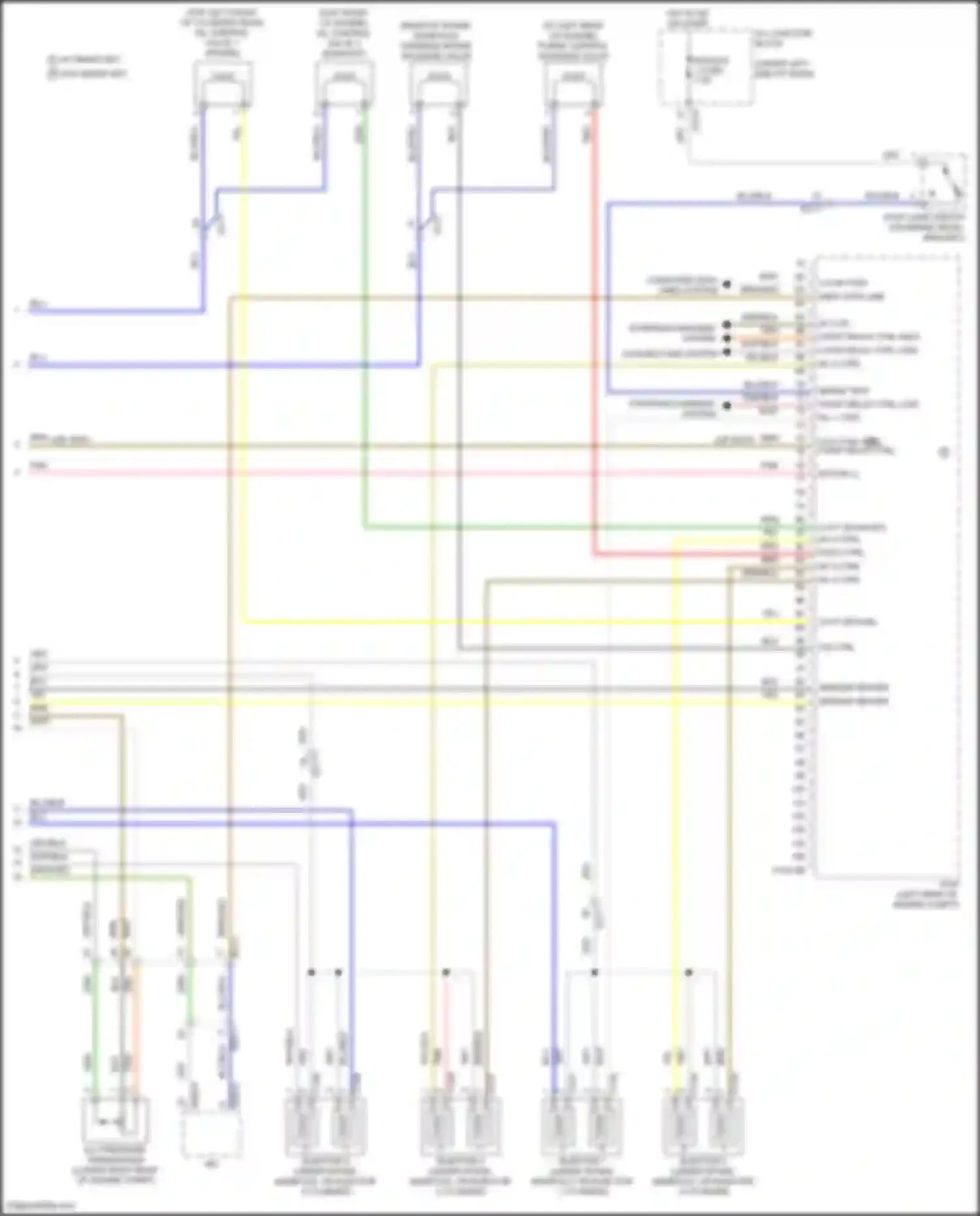 Wiring diagram c/fan relay ctrl high for Hyundai Venue I (2019-2024) (1 of 1)