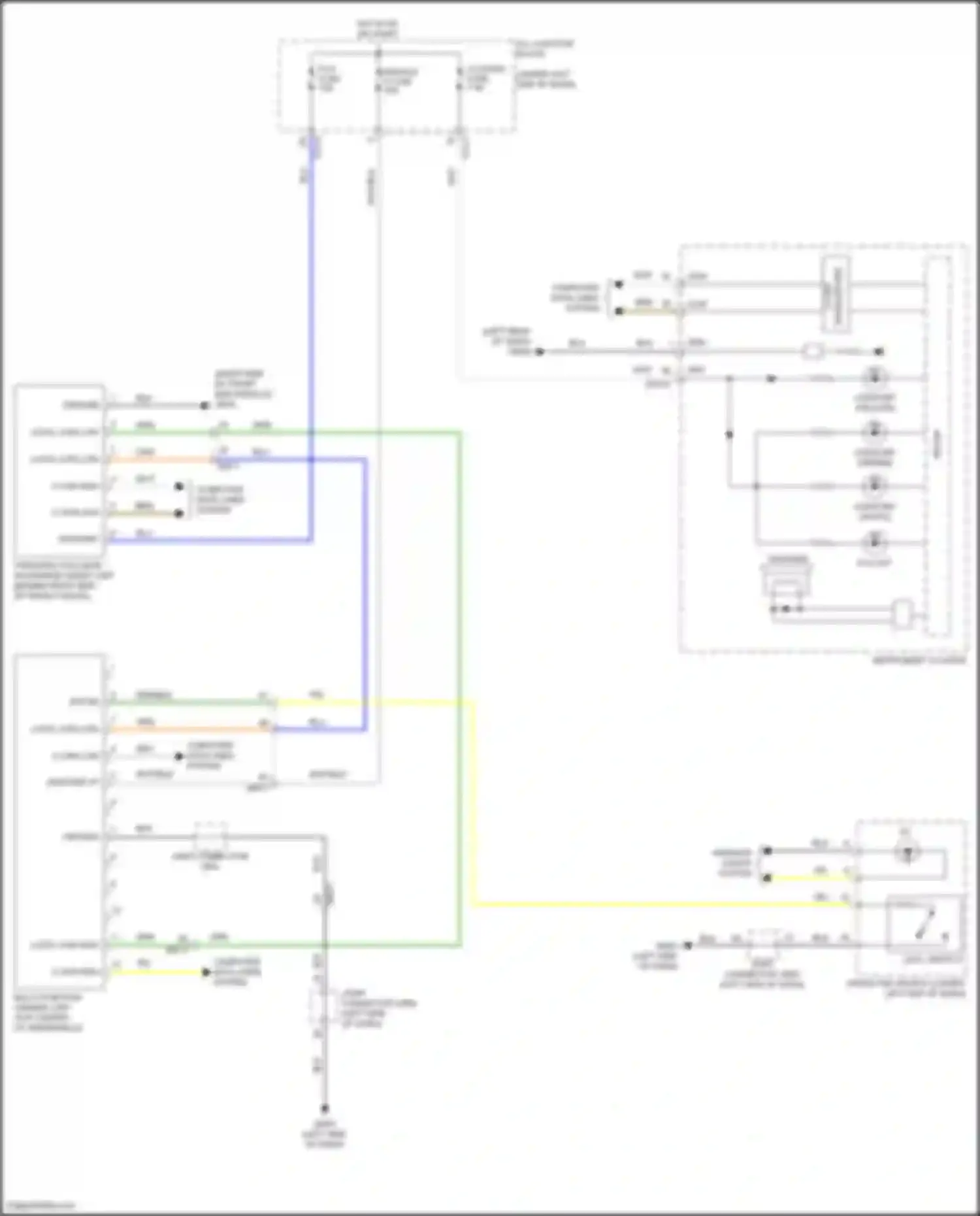 Wiring diagram cluster fuse for Hyundai Venue I (2019-2024) (17 of 23)