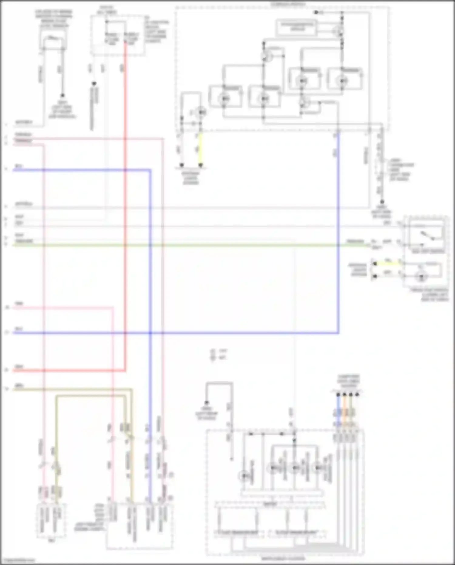 Wiring diagram computer data lines system for Hyundai Venue I (2019-2024) (2 of 49)