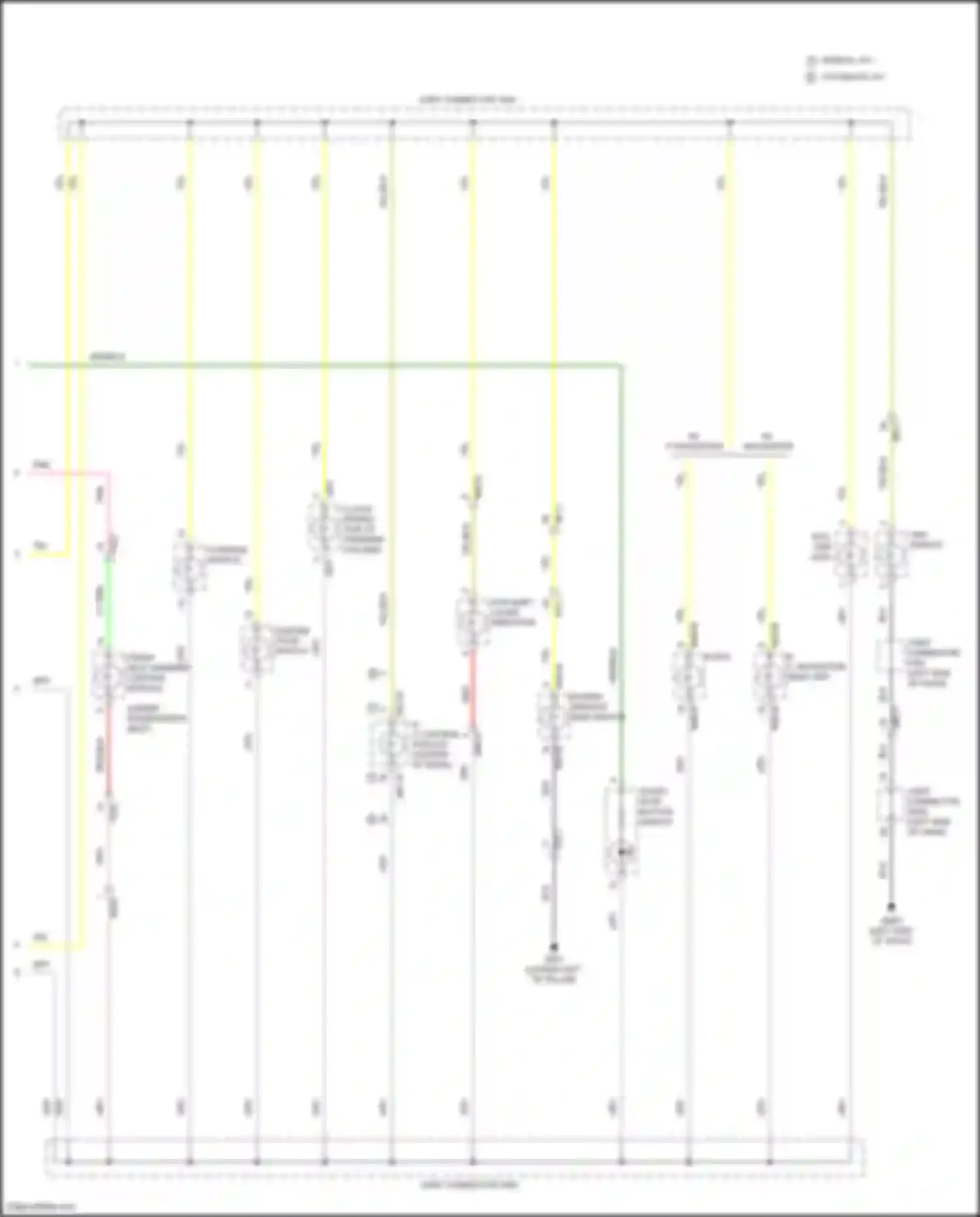 Wiring diagram console switch for Hyundai Venue I (2019-2024) (6 of 8)