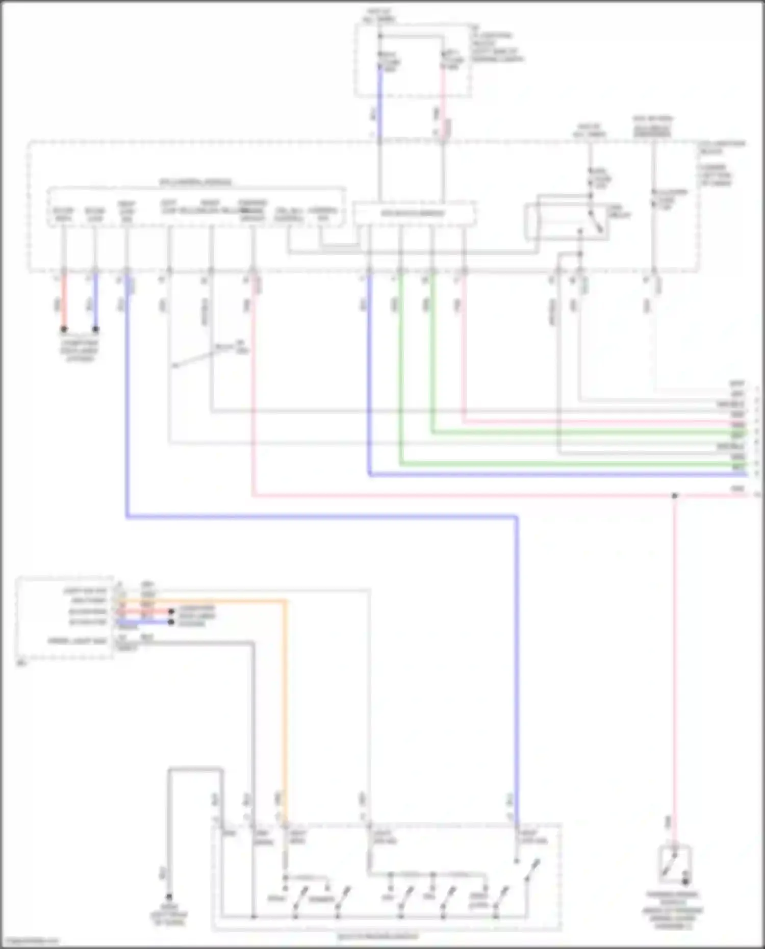 Wiring diagram drl relay for Hyundai Venue I (2019-2024) (1 of 3)