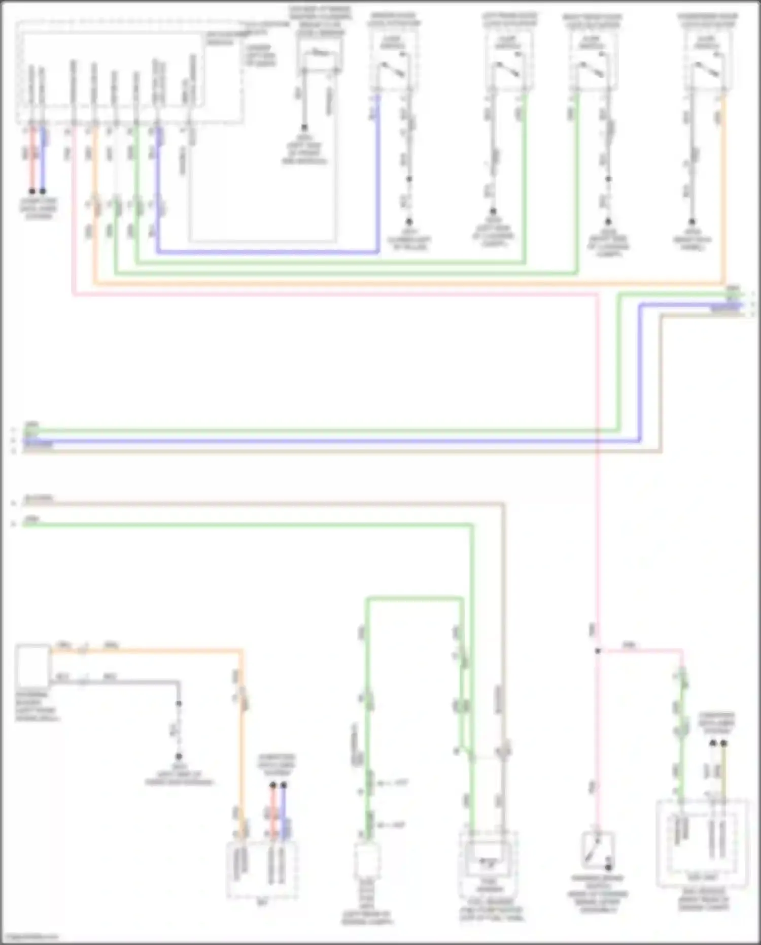 Wiring diagram esc module for Hyundai Venue I (2019-2024) (7 of 11)
