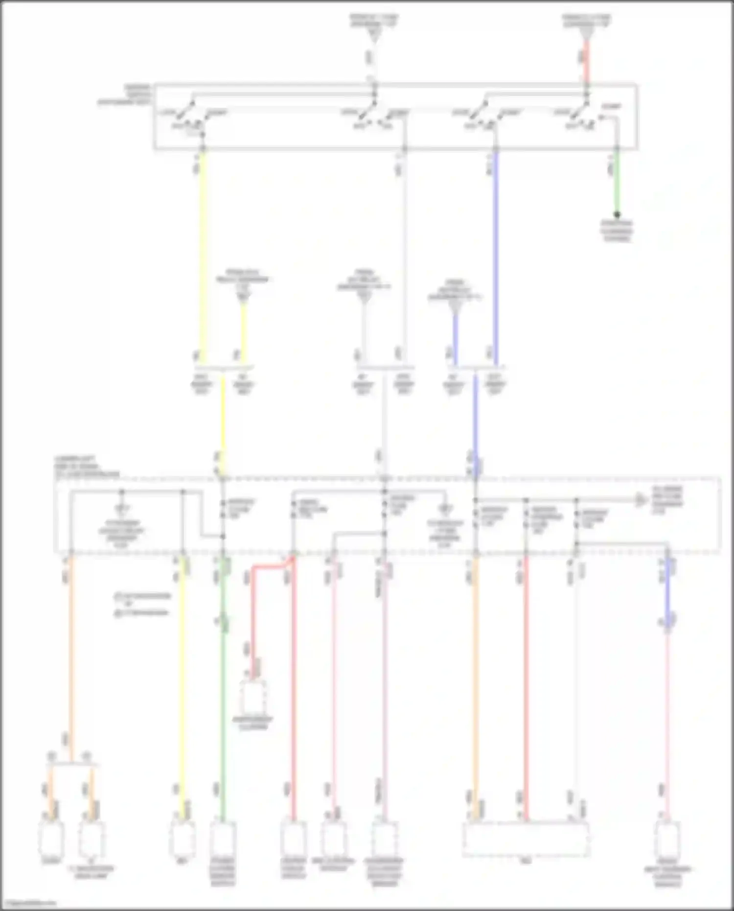 Wiring diagram front seat warmer control module for Hyundai Venue I (2019-2024) (4 of 6)
