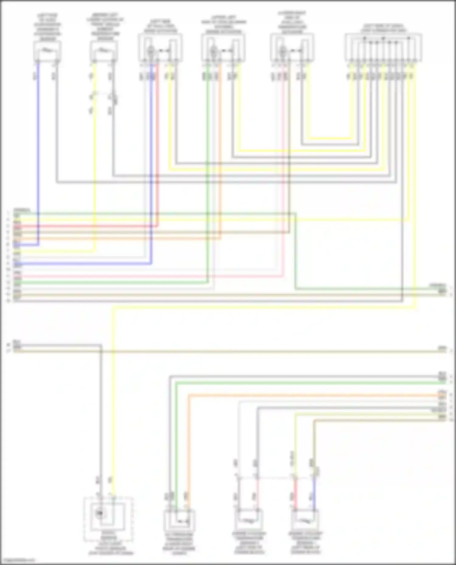 Wiring diagram intake actuator for Hyundai Venue I (2019-2024) (1 of 2)
