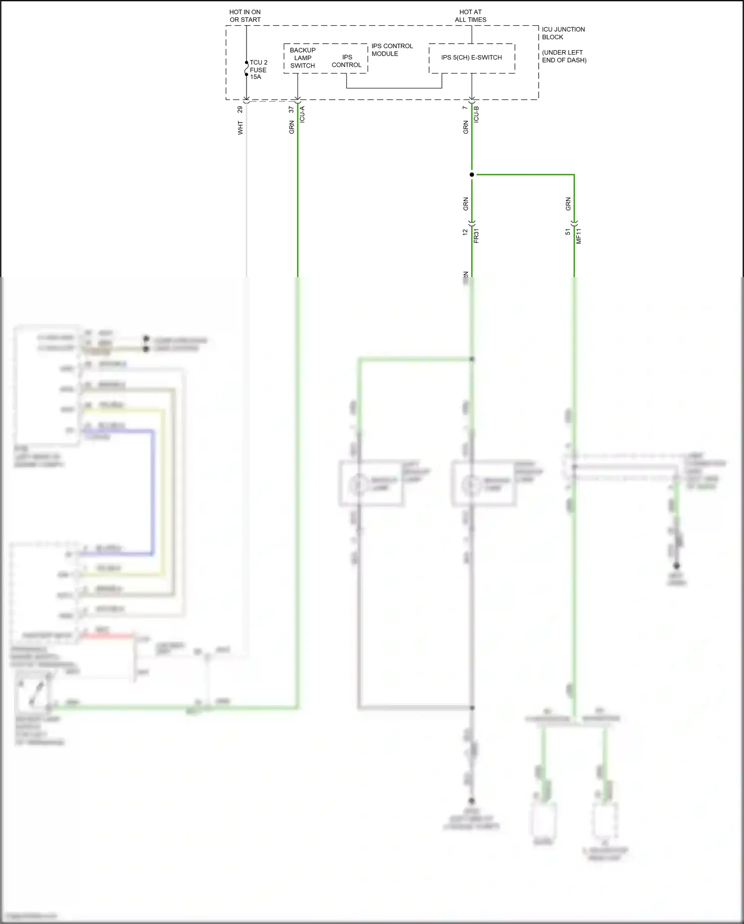 Wiring diagram ips control for Hyundai Venue I (2019-2024) (1 of 5)