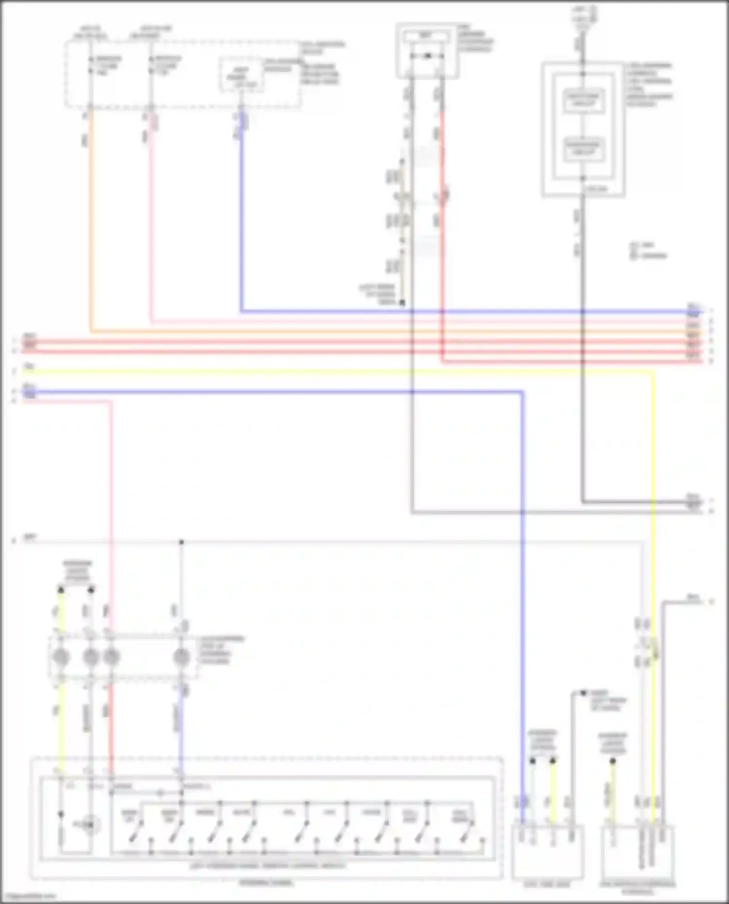 Wiring diagram matching circuit for Hyundai Venue I (2019-2024) (1 of 5)