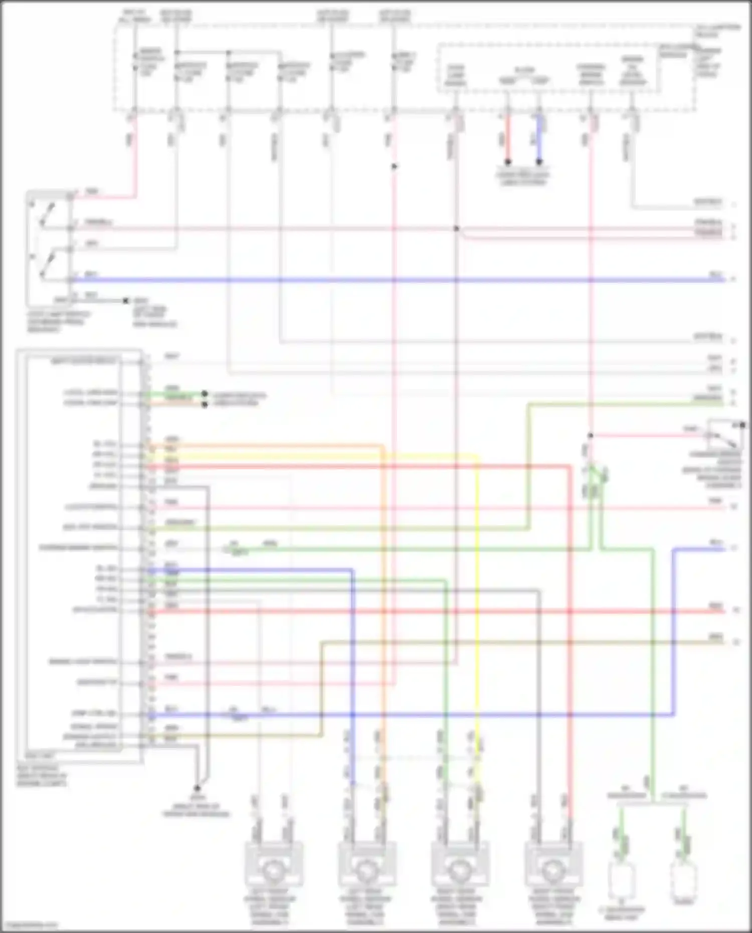 Wiring diagram module 3 fuse for Hyundai Venue I (2019-2024) (1 of 10)