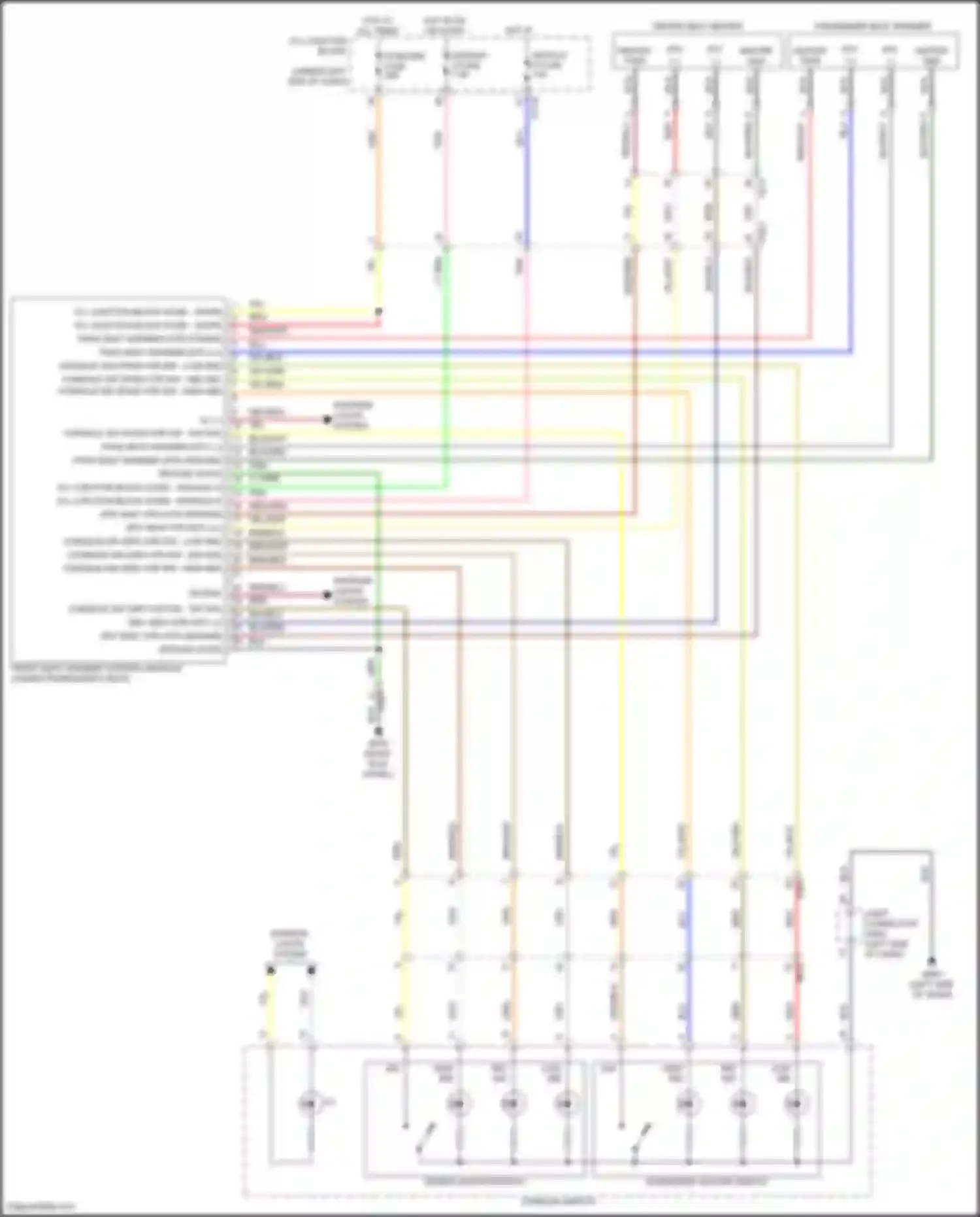 Wiring diagram module 5 fuse for Hyundai Venue I (2019-2024) (2 of 3)