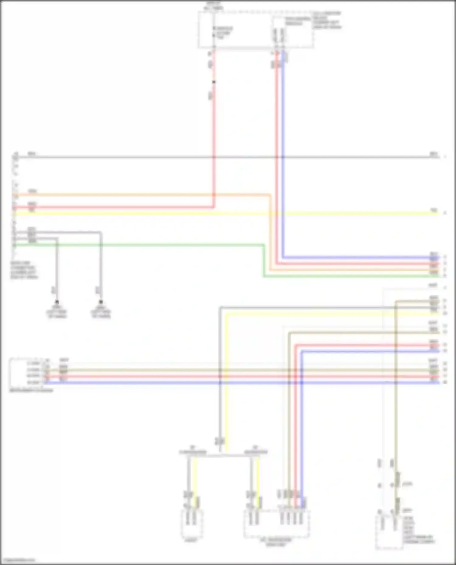 Wiring diagram module 6 fuse for Hyundai Venue I (2019-2024) (1 of 3)