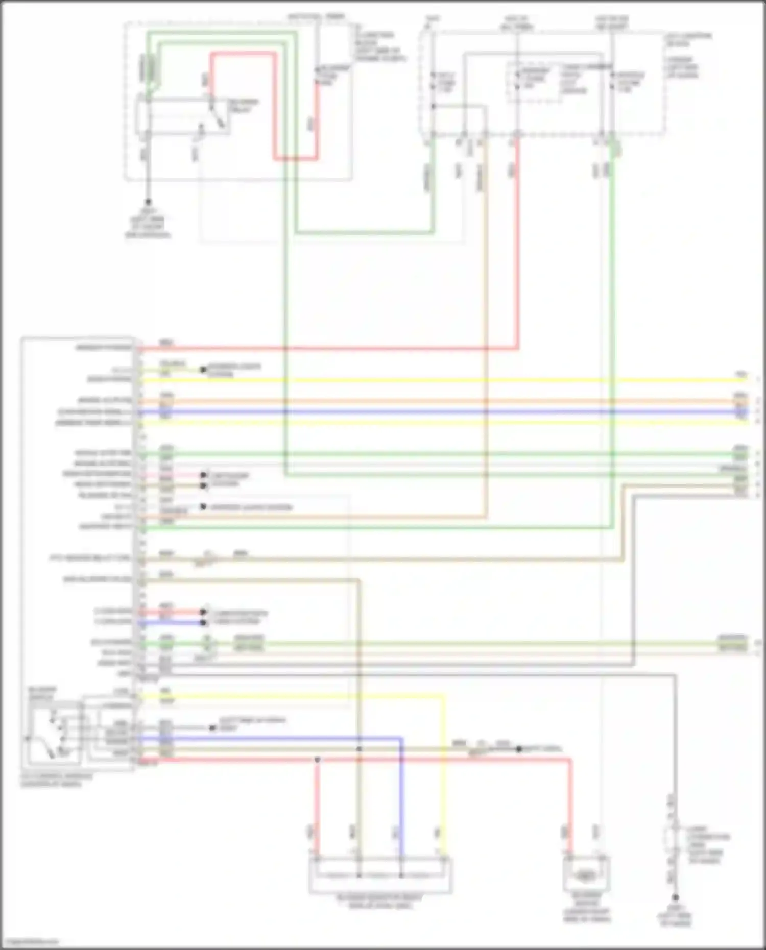 Wiring diagram on input for Hyundai Venue I (2019-2024) (4 of 6)