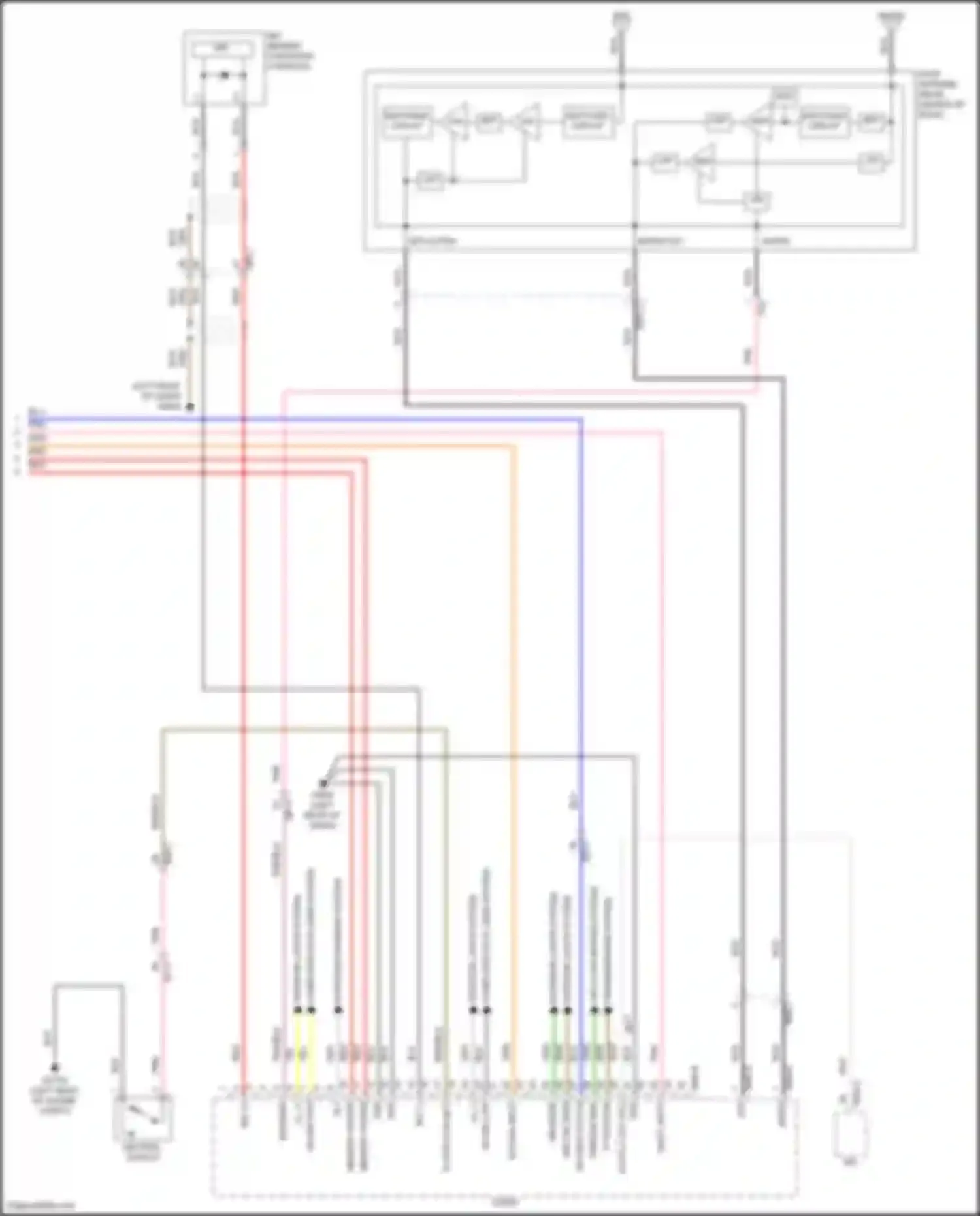 Wiring diagram on/st input for Hyundai Venue I (2019-2024) (3 of 3)