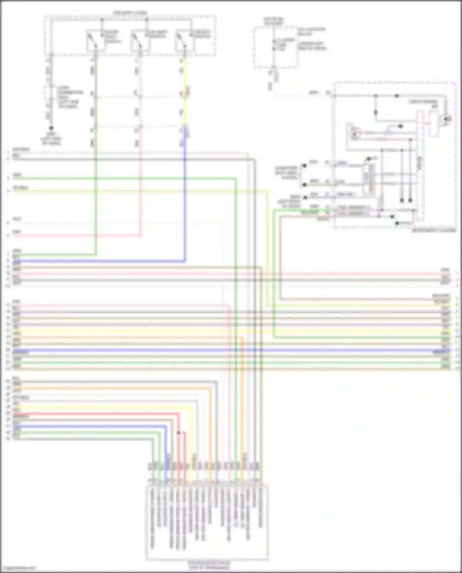 Wiring diagram press sensor sens 1 signal for Hyundai Venue I (2019-2024) (2 of 2)