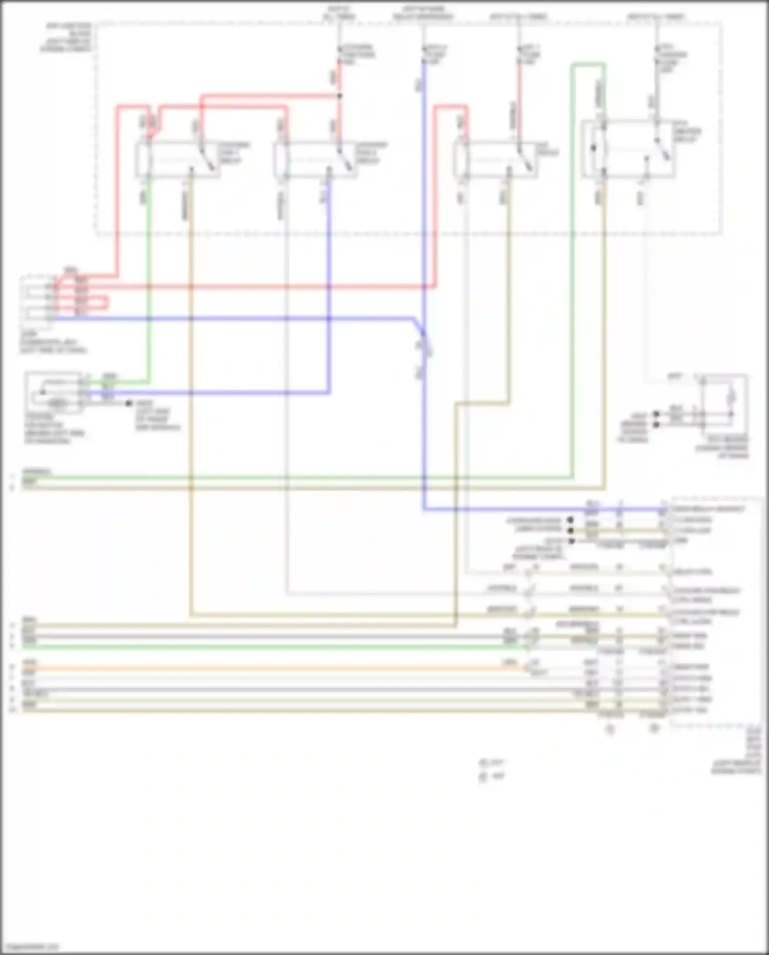 Wiring diagram ptc heater relay for Hyundai Venue I (2019-2024) (1 of 3)