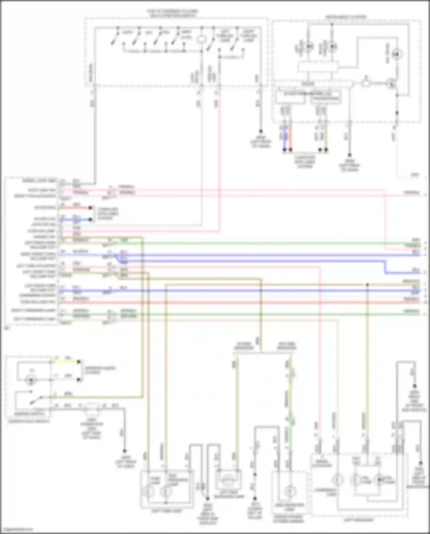 Wiring diagram right front turn sig lamp out for Hyundai Venue I (2019-2024) (1 of 1)