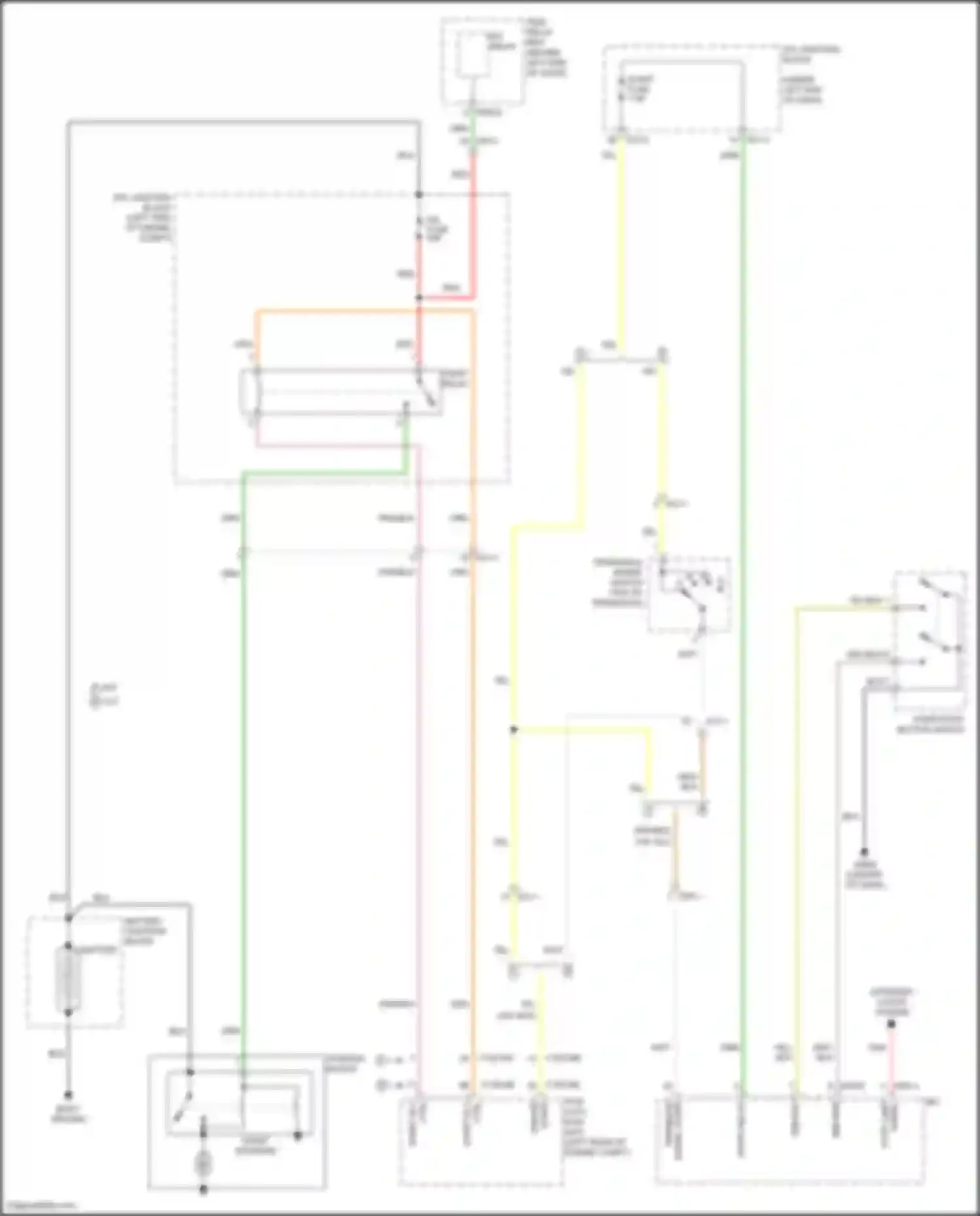 Wiring diagram transaxle range switch for Hyundai Venue I (2019-2024) (3 of 4)