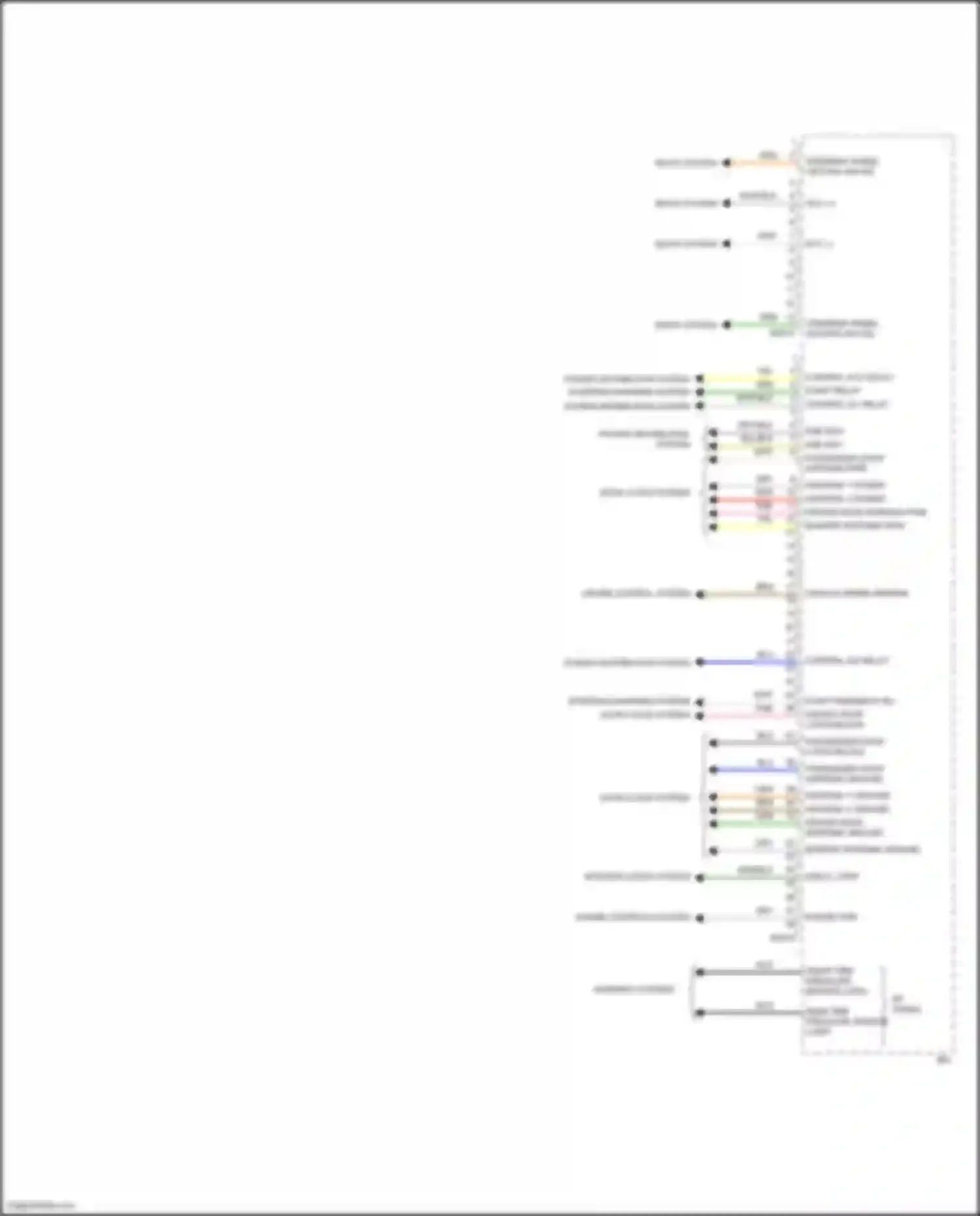 Wiring diagram vehicle speed sensor for Hyundai Venue I (2019-2024) (1 of 2)