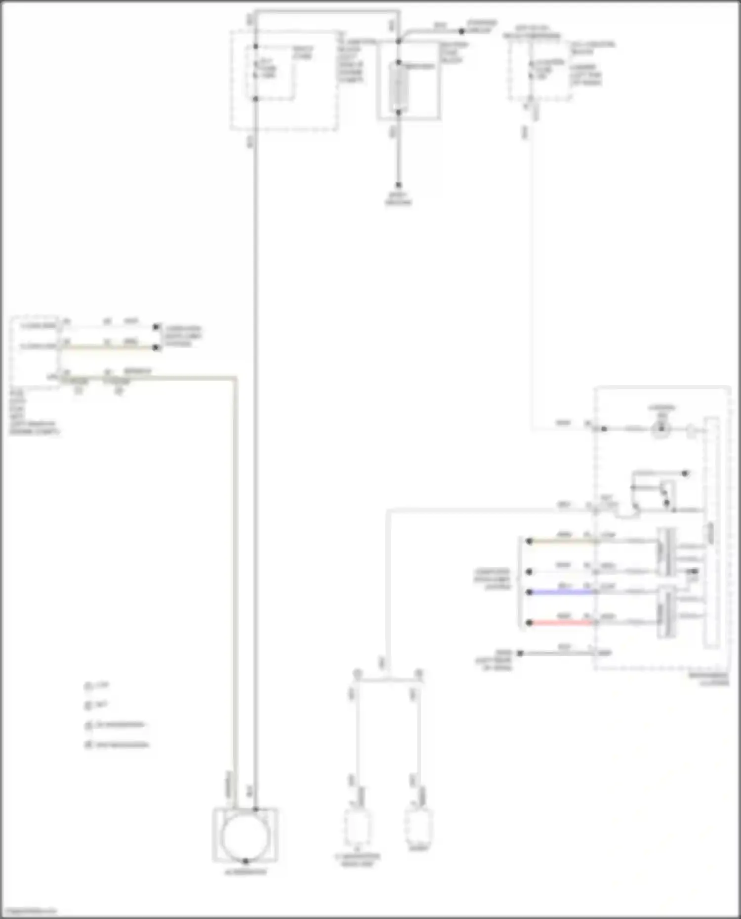 Wiring diagram w/o navigation for Hyundai Venue I (2019-2024) (5 of 17)